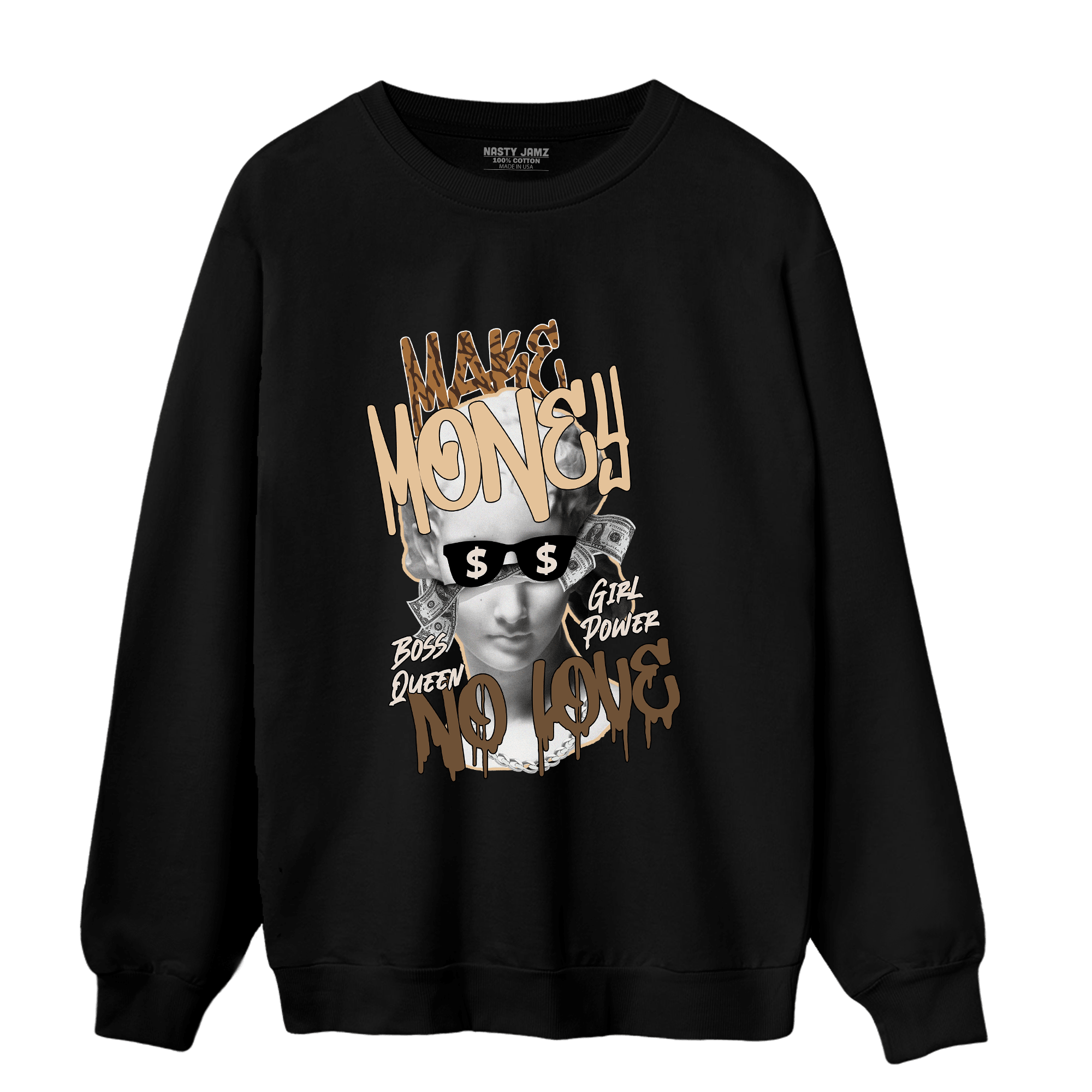 Palomino 3s Sweatshirt Match Make Money No Love - NastyJamz