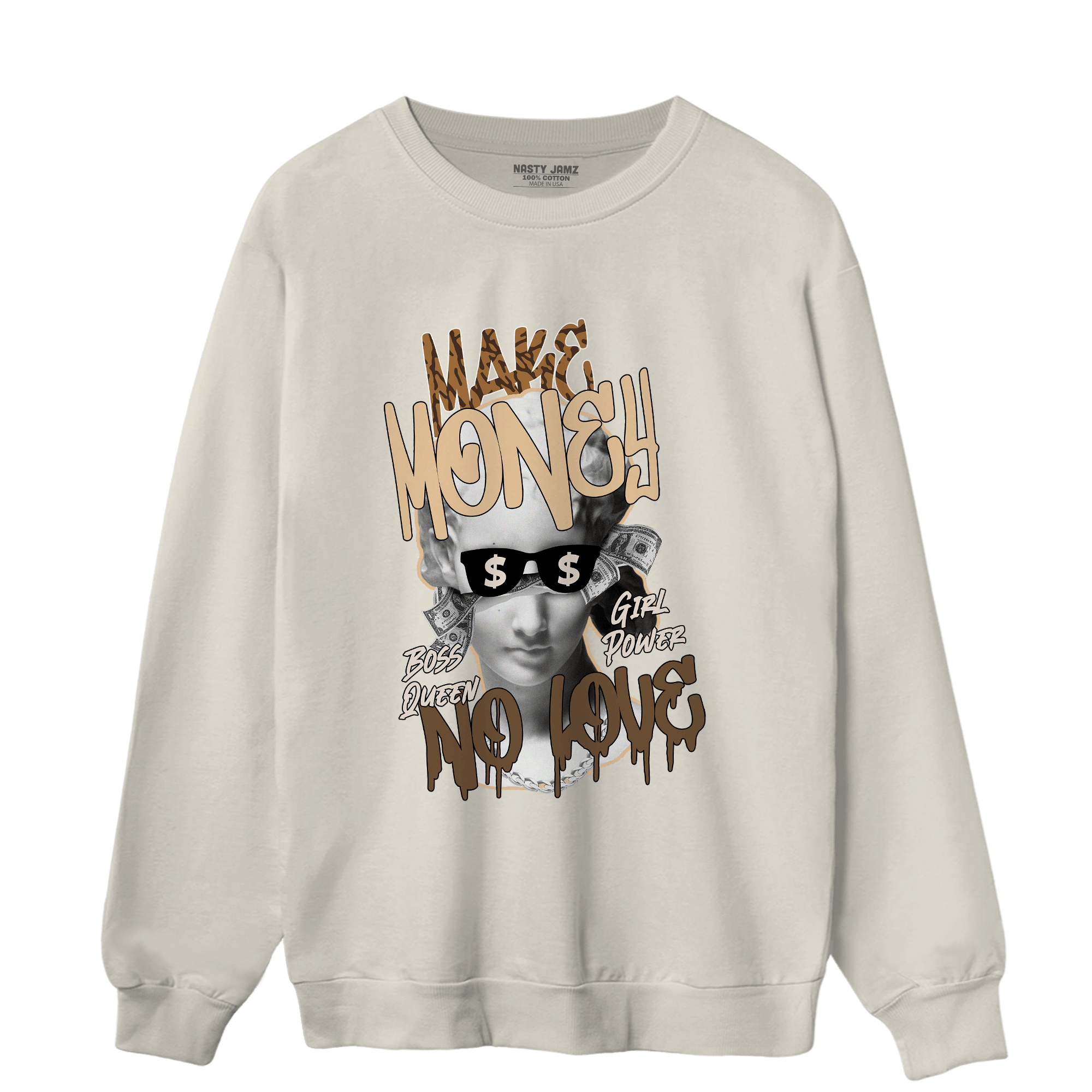 Palomino 3s Sweatshirt Match Make Money No Love - NastyJamz