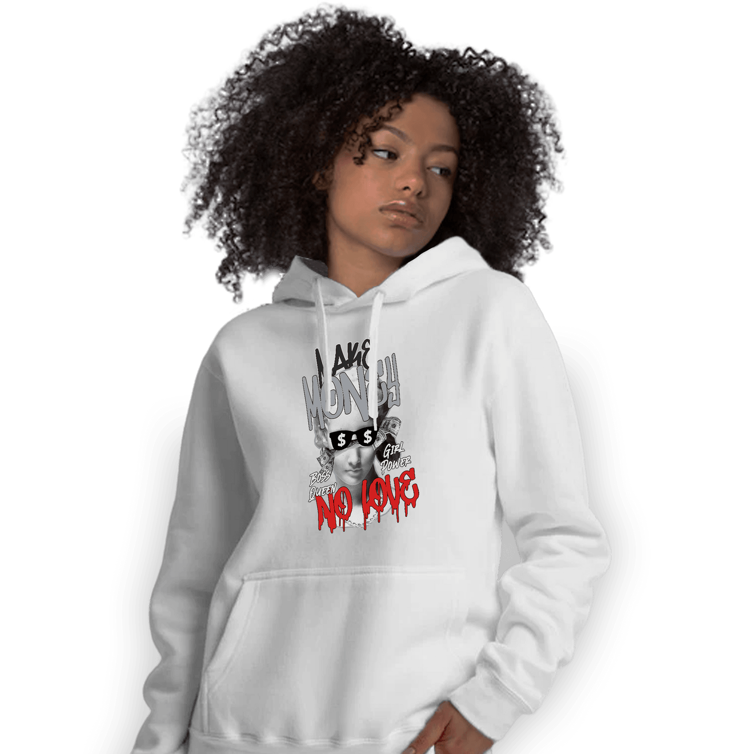 Bred Reimagined 4s Hoodie Match Make Money No Love - NastyJamz