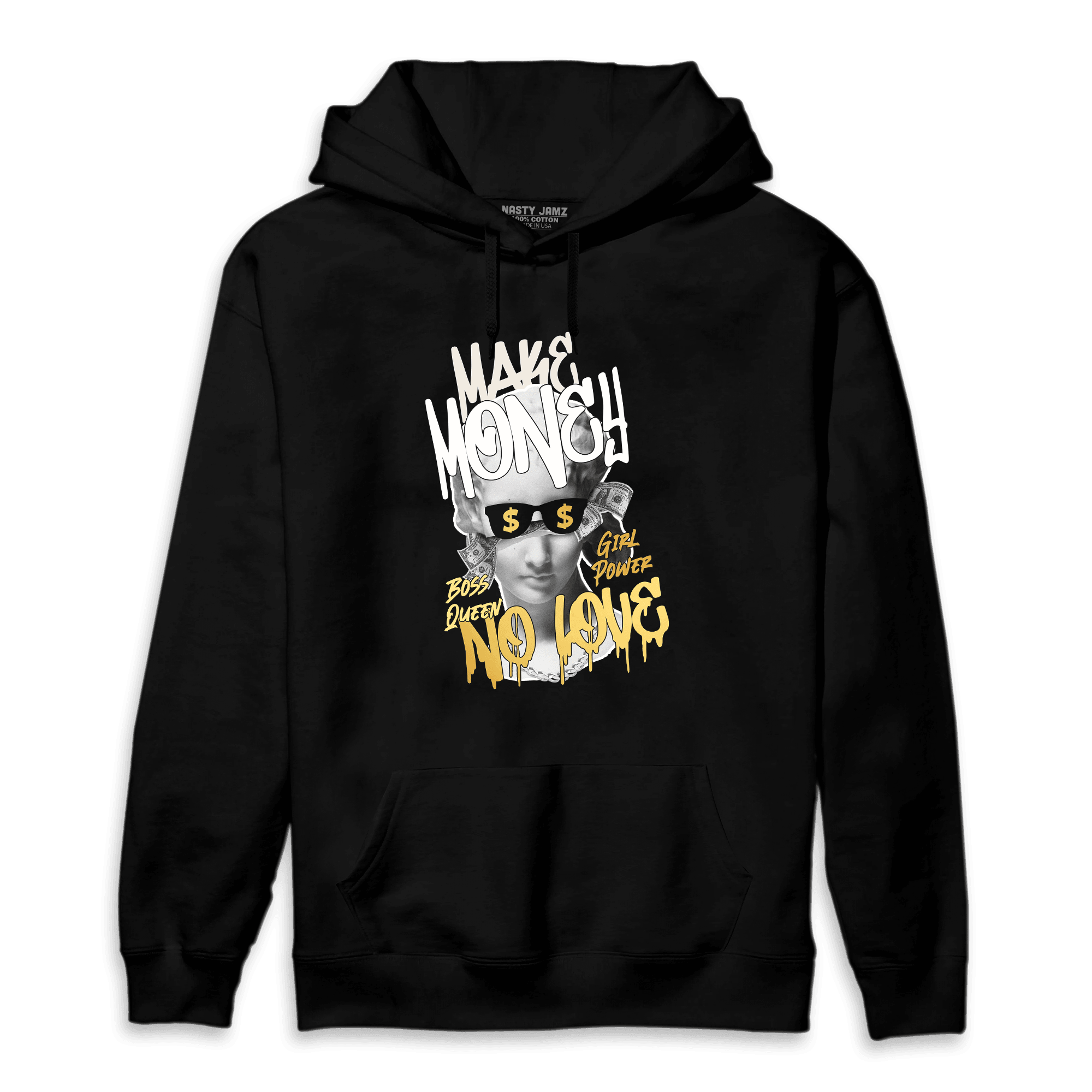 Sail 4s Hoodie Match Make Money No Love - NastyJamz