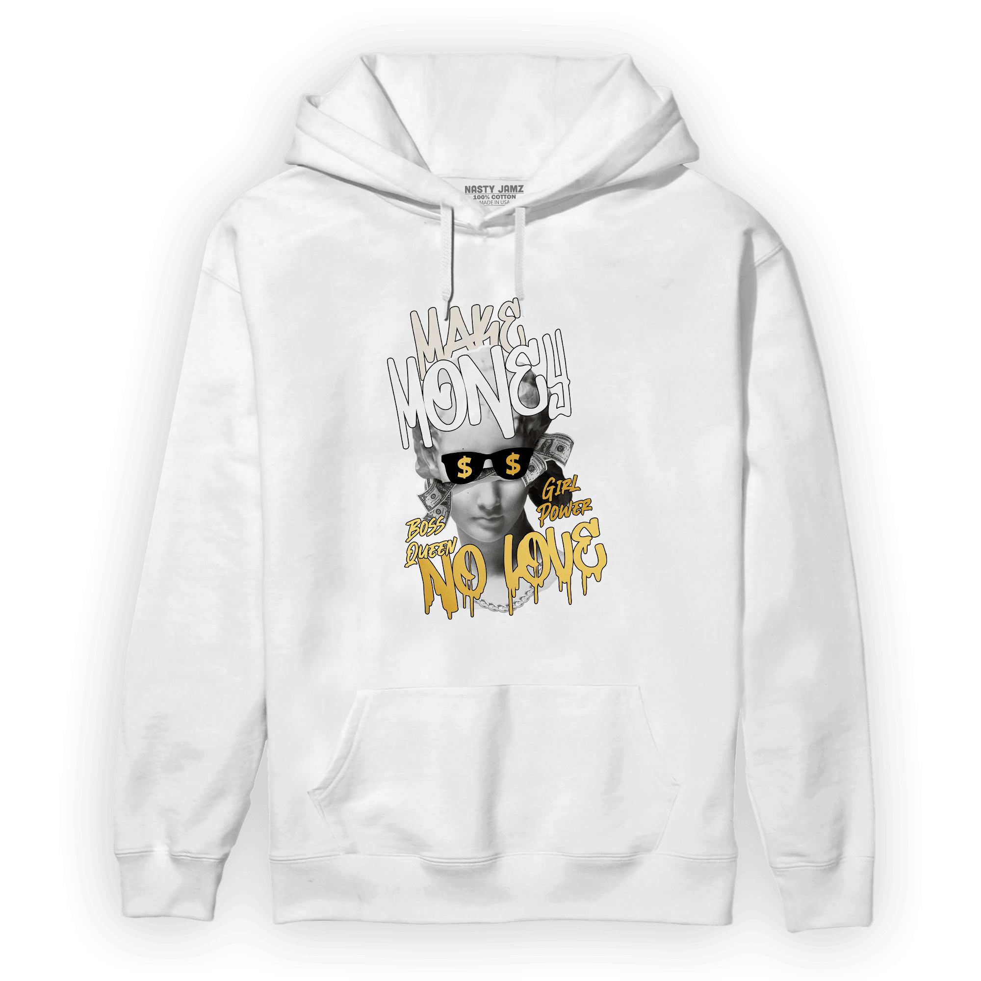Sail 4s Hoodie Match Make Money No Love - NastyJamz
