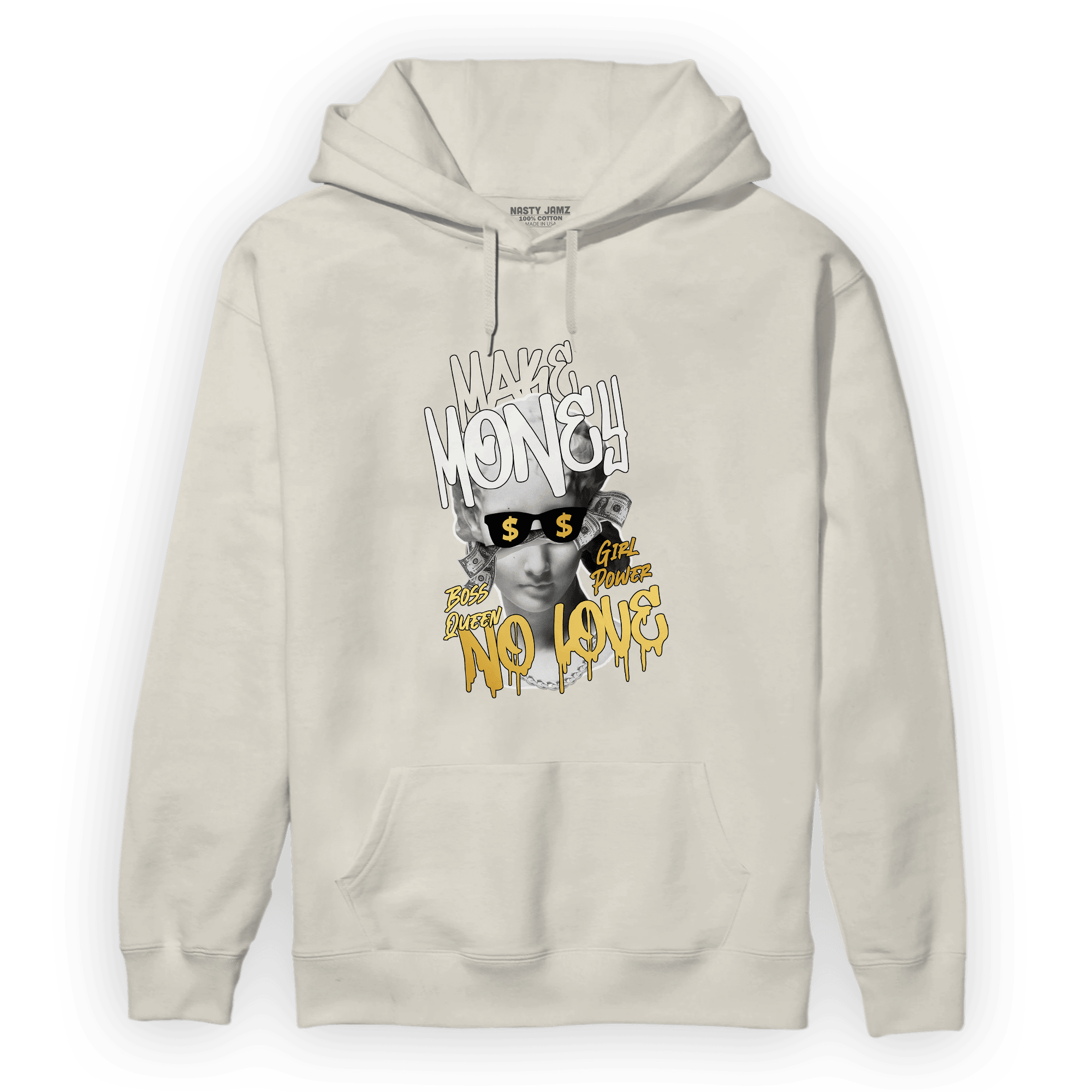 Sail 4s Hoodie Match Make Money No Love - NastyJamz