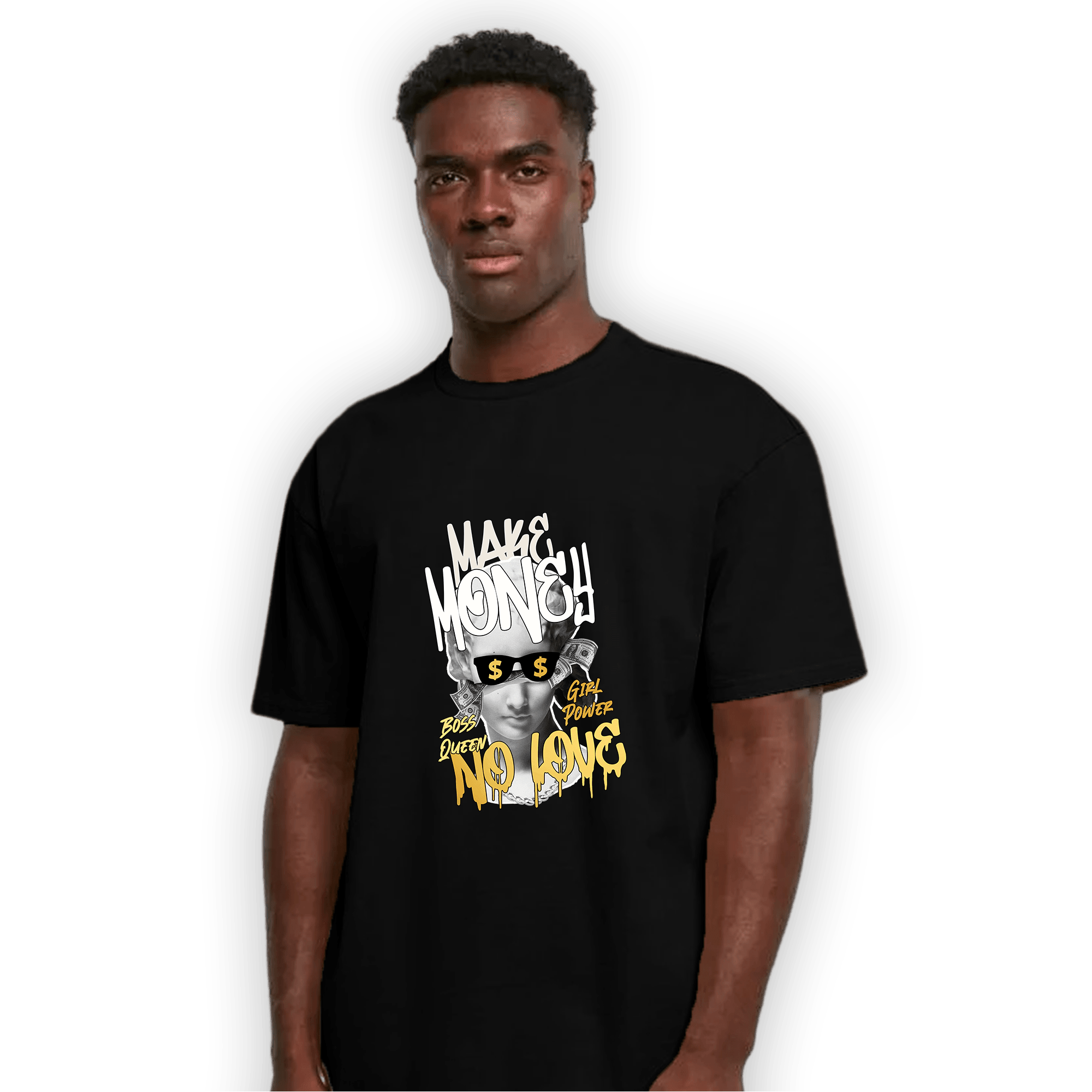 Sail 4s T Shirt Match Make Money No Love - NastyJamz