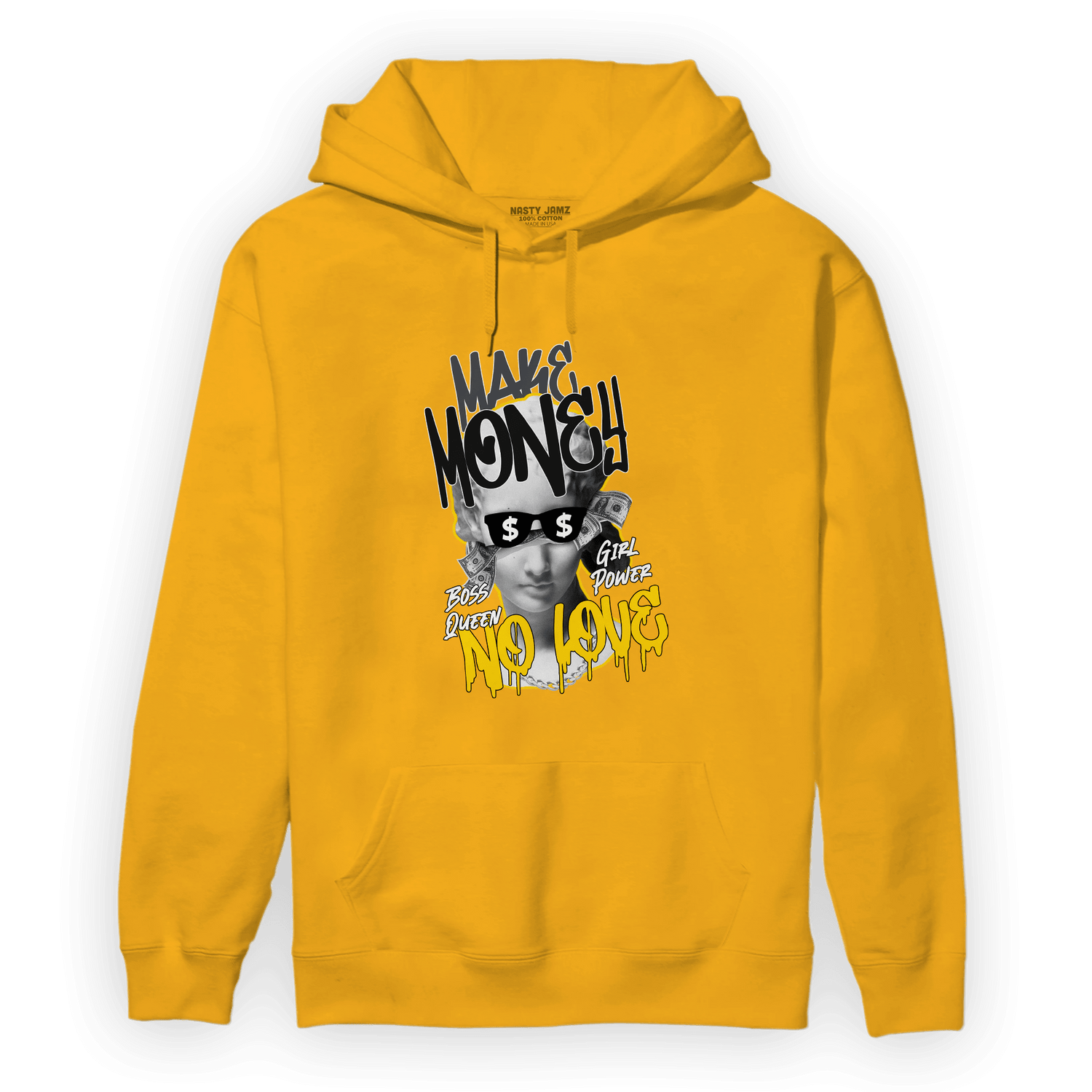 Thunder 4s Hoodie Match Make Money No Love - NastyJamz