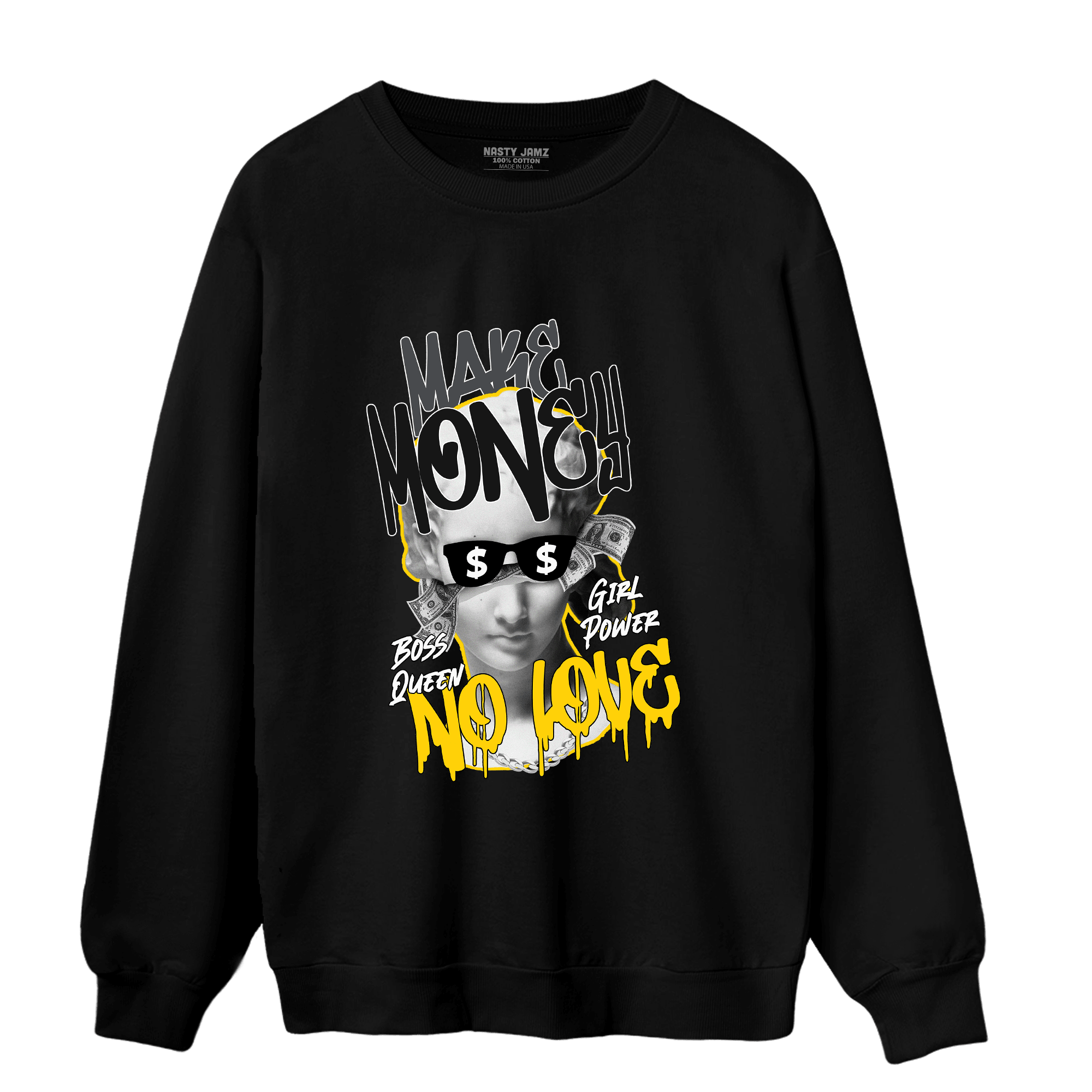 Thunder 4s Sweatshirt Match Make Money No Love - NastyJamz