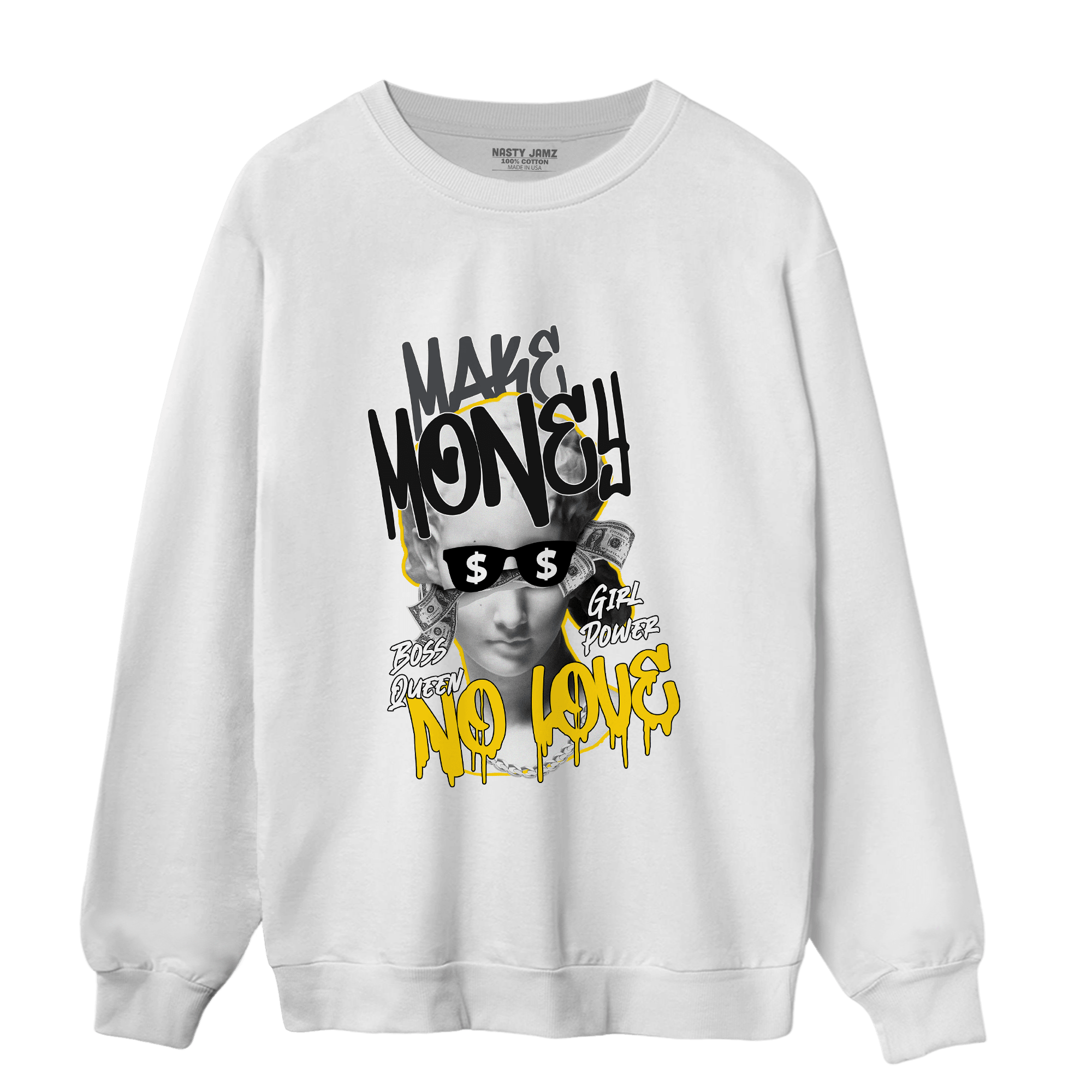 Thunder 4s Sweatshirt Match Make Money No Love - NastyJamz