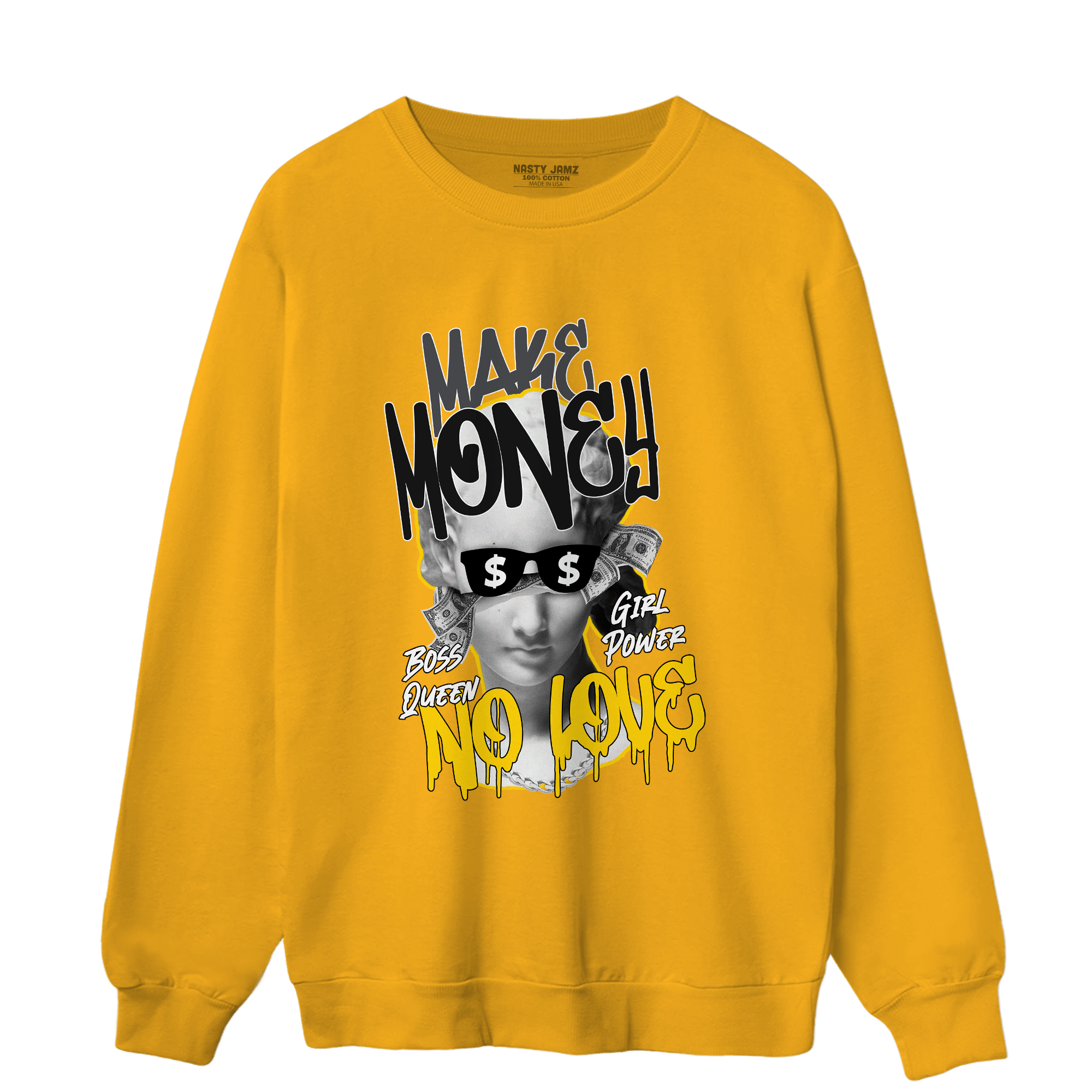 Thunder 4s Sweatshirt Match Make Money No Love - NastyJamz