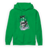 Lucky Green 5s Hoodie Match Make Money No Love - NastyJamz