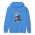 University Blue 5s Hoodie Match Make Money No Love - NastyJamz