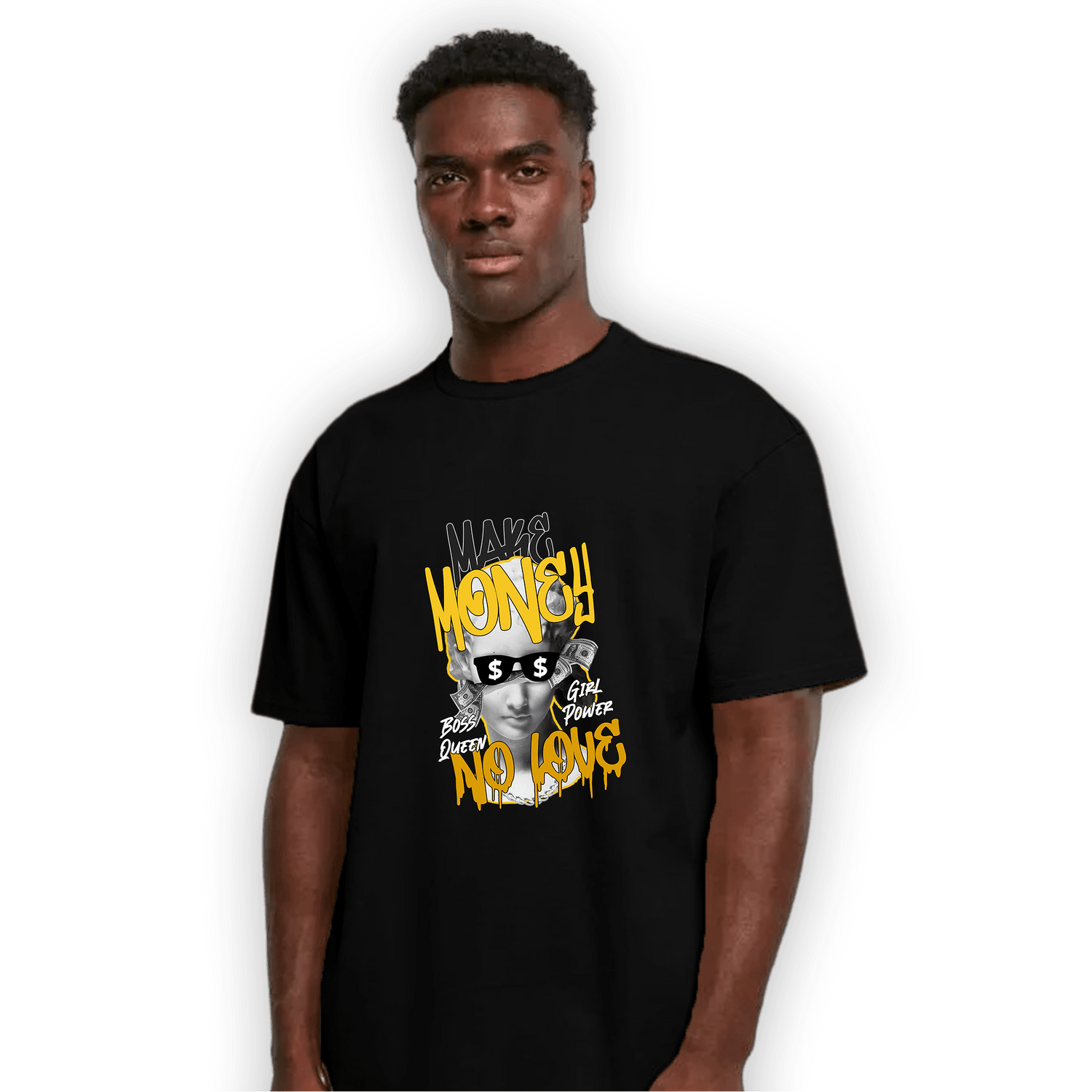 Yellow Ochre 6s T Shirt Match Make Money No Love - NastyJamz