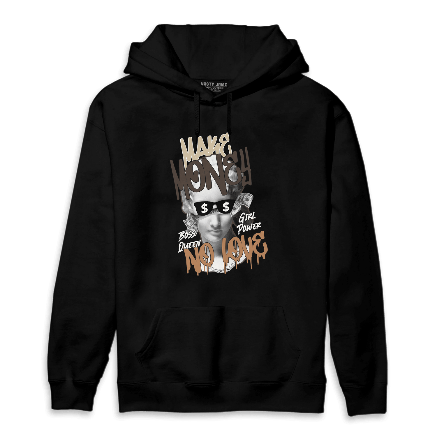 Jumpman Jack Hoodie Match Make Money No Love - NastyJamz