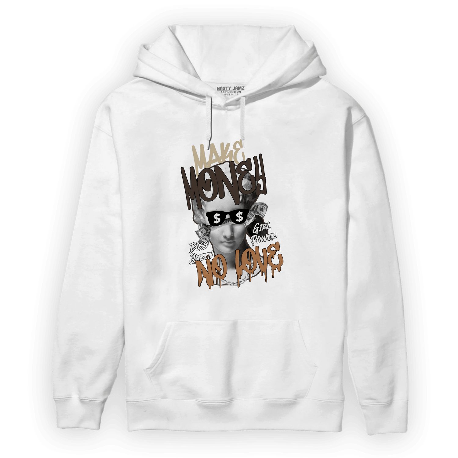 Jumpman Jack Hoodie Match Make Money No Love - NastyJamz