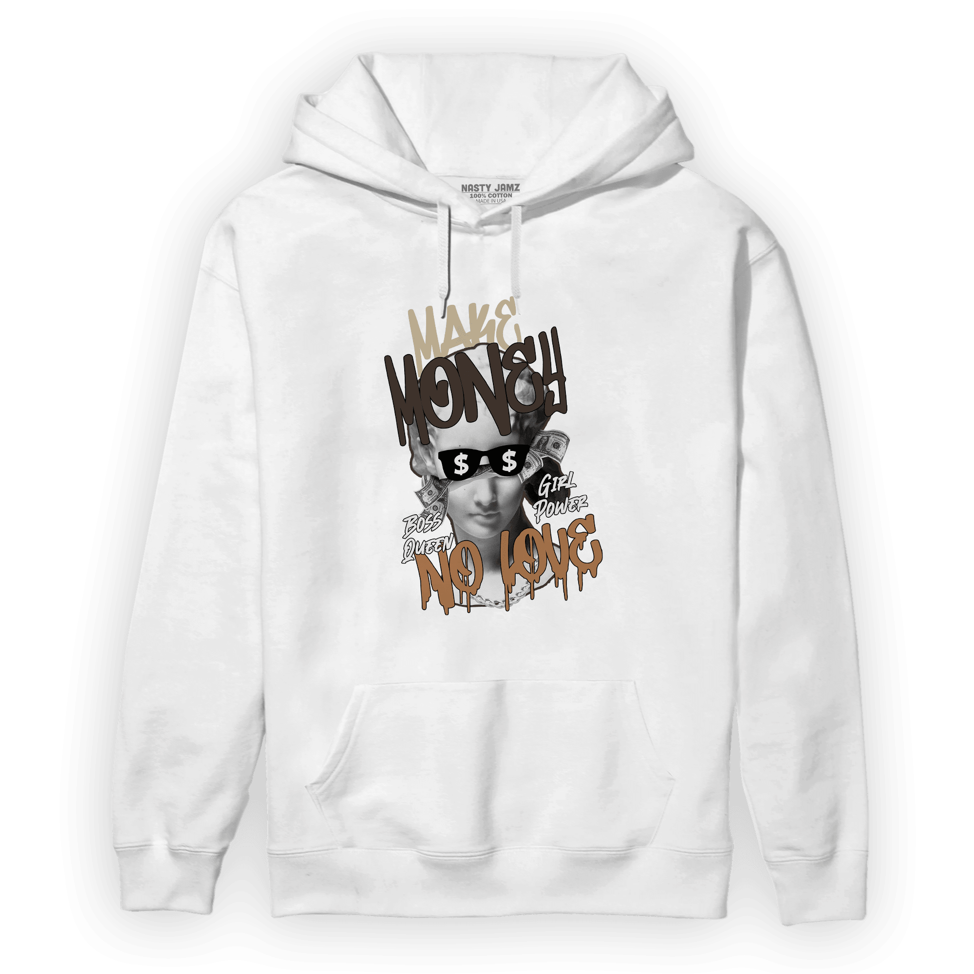 Jumpman Jack Hoodie Match Make Money No Love - NastyJamz