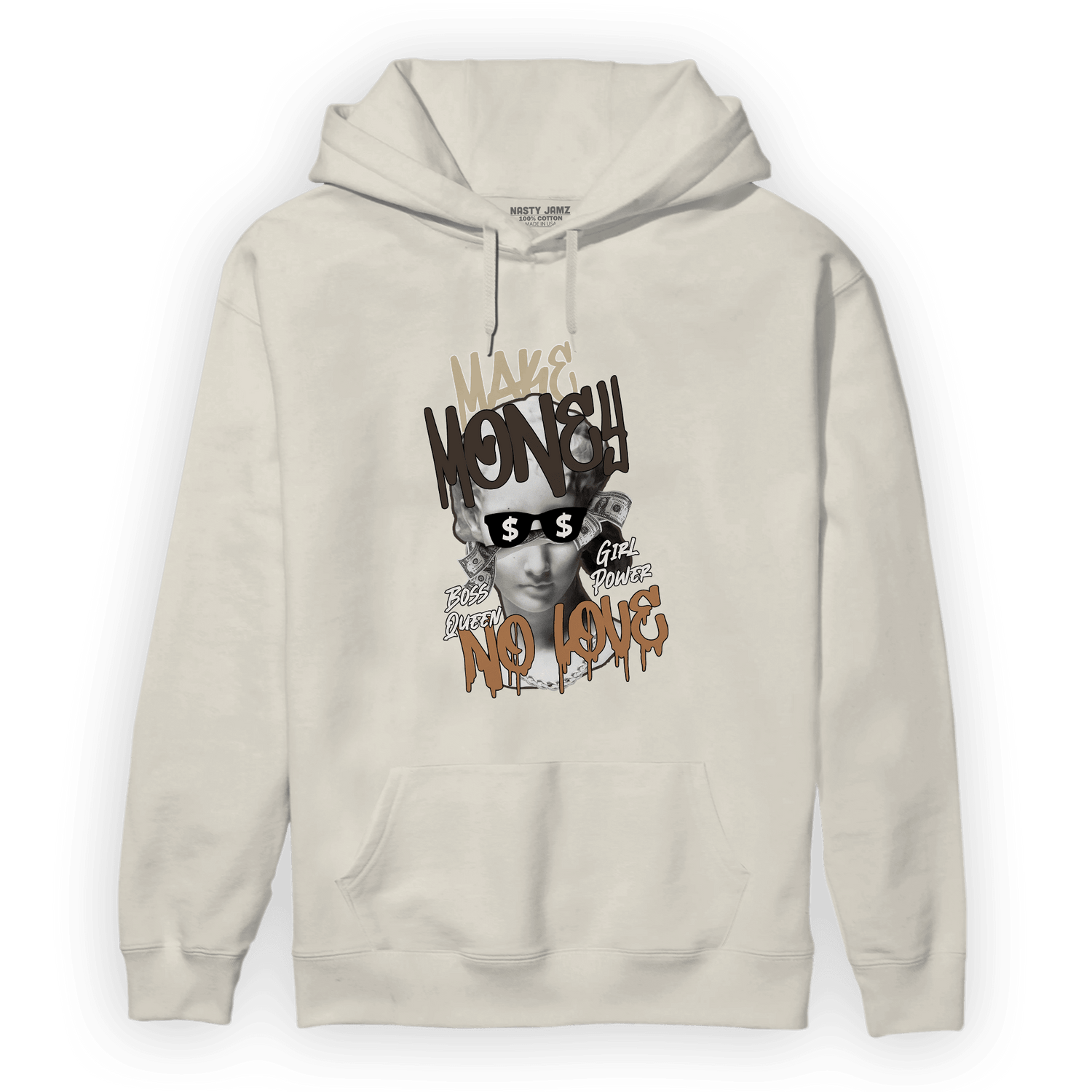 Jumpman Jack Hoodie Match Make Money No Love - NastyJamz