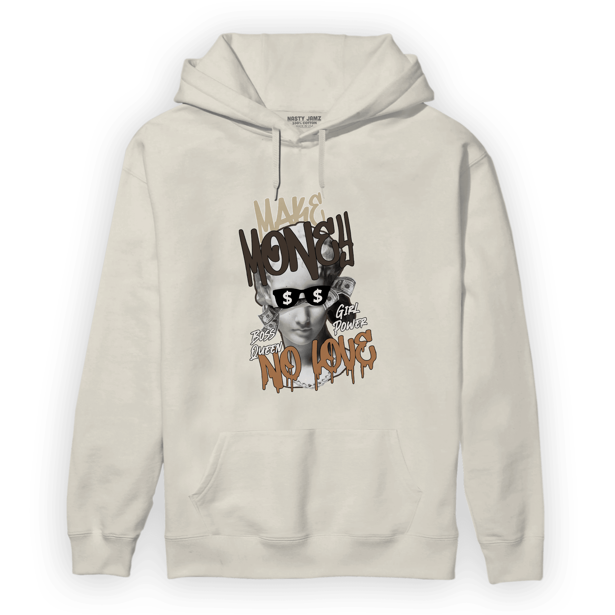 Jumpman Jack Hoodie Match Make Money No Love - NastyJamz