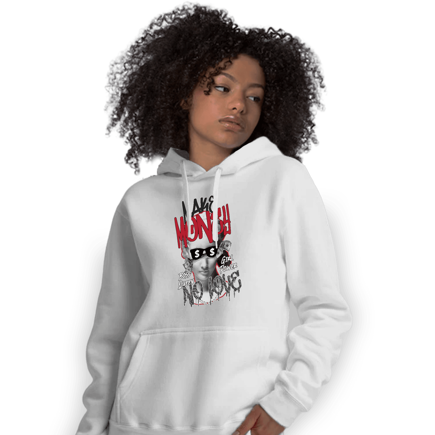 Spizike Low Bred Hoodie Match Make Money No Love - NastyJamz