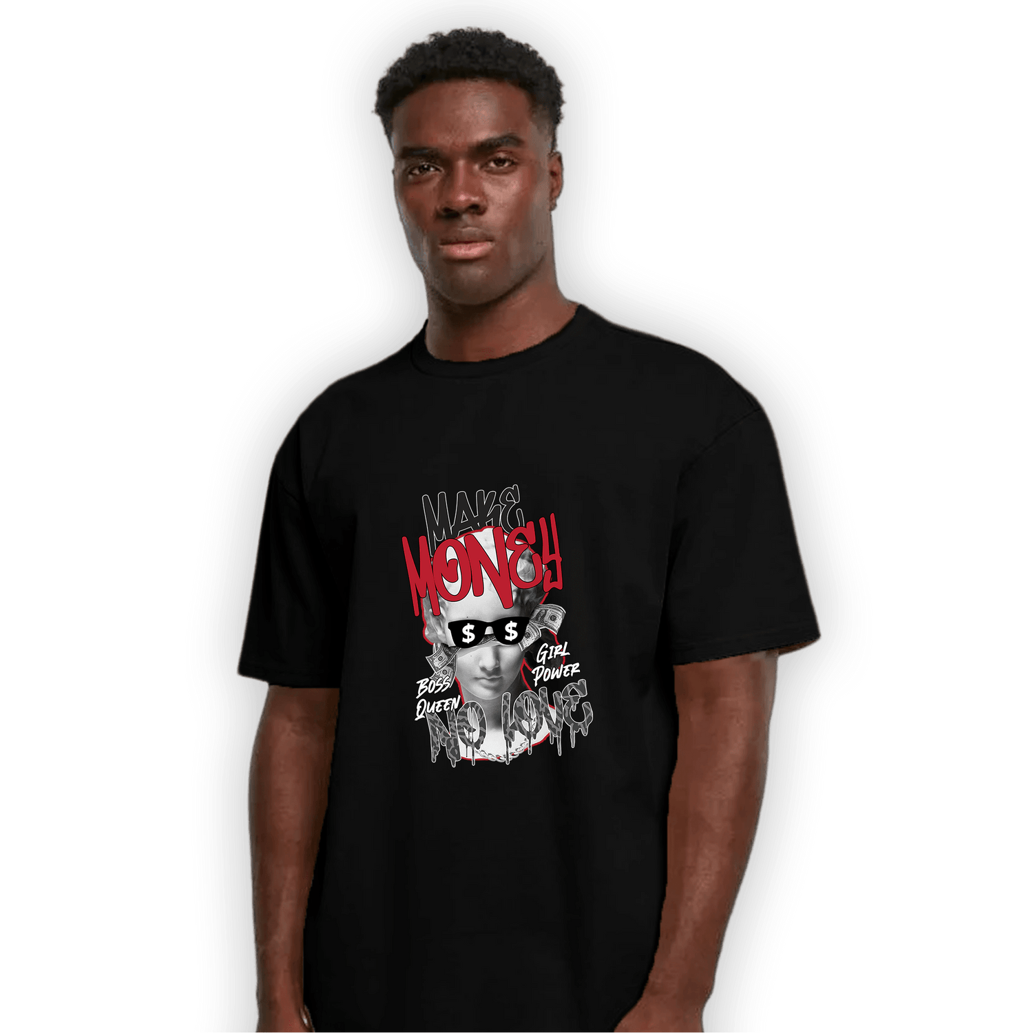 Spizike Low Bred T Shirt Match Make Money No Love - NastyJamz