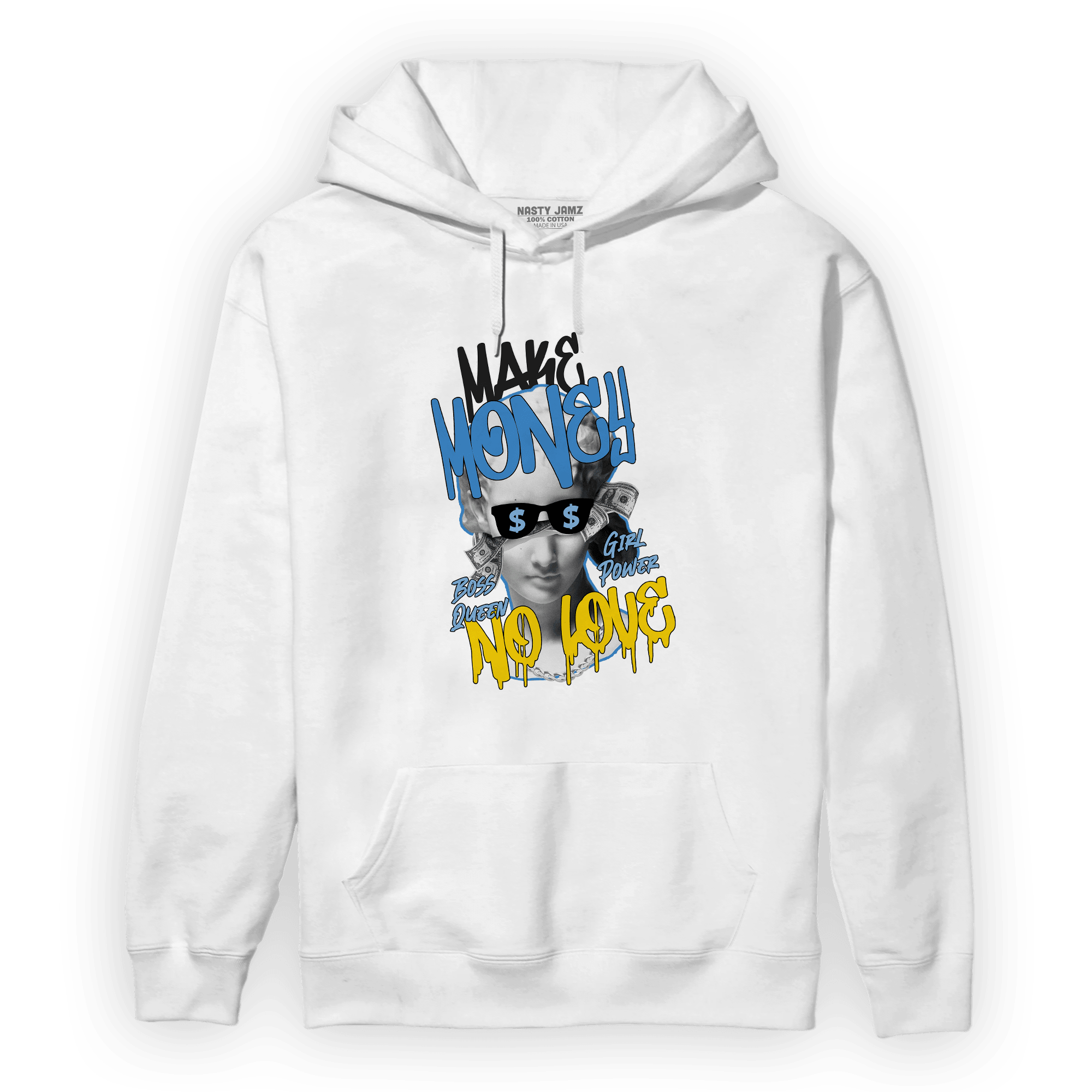 SB Dunk Bubbles Hoodie Match Make Money No Love - NastyJamz