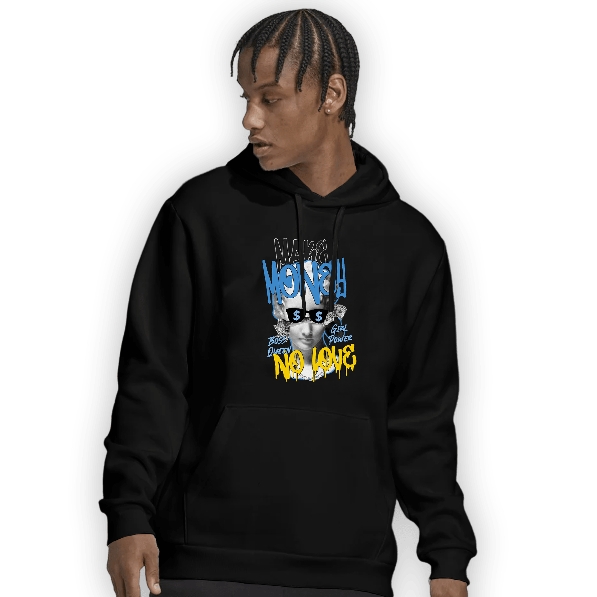 SB Dunk Bubbles Hoodie Match Make Money No Love - NastyJamz