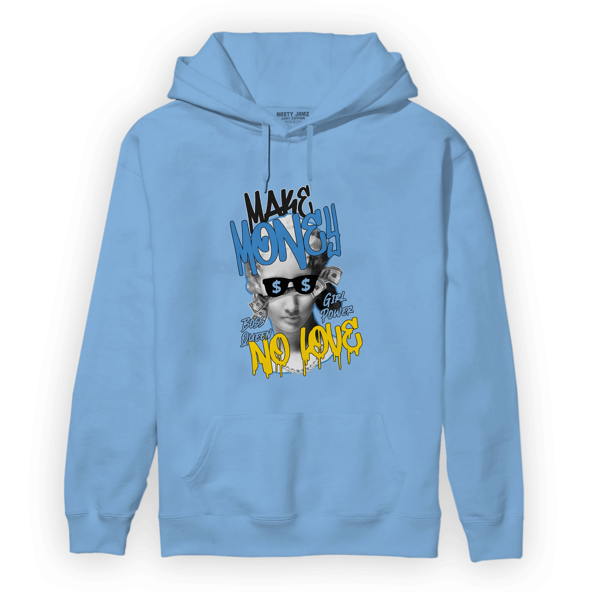 SB Dunk Bubbles Hoodie Match Make Money No Love - NastyJamz