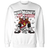 Retro Red Taxi 12s Sweatshirt Match Make Money Not Friends - NastyJamz