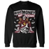 High White Team Red 1s Sweatshirt Match Make Money Not Friends - NastyJamz