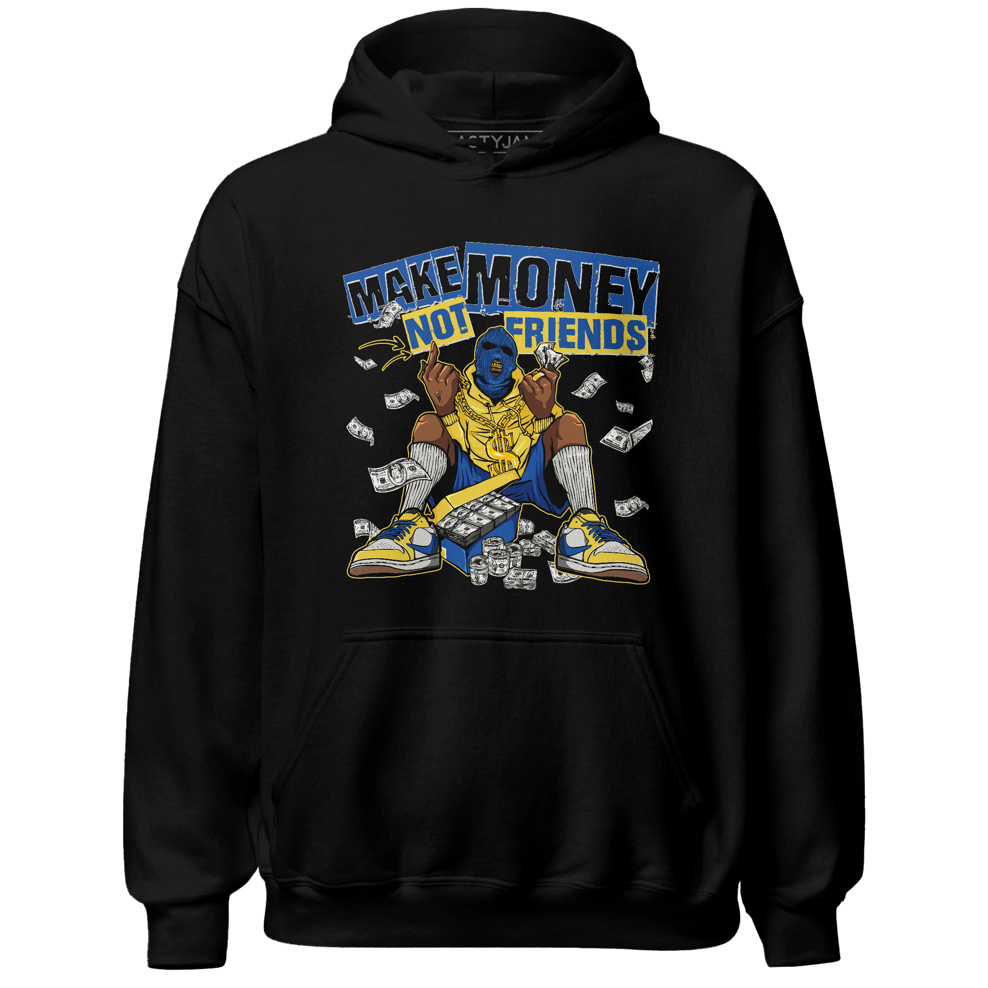 Low OG Canary TVSC 1s Hoodie Match Make Money Not Friends - NastyJamz