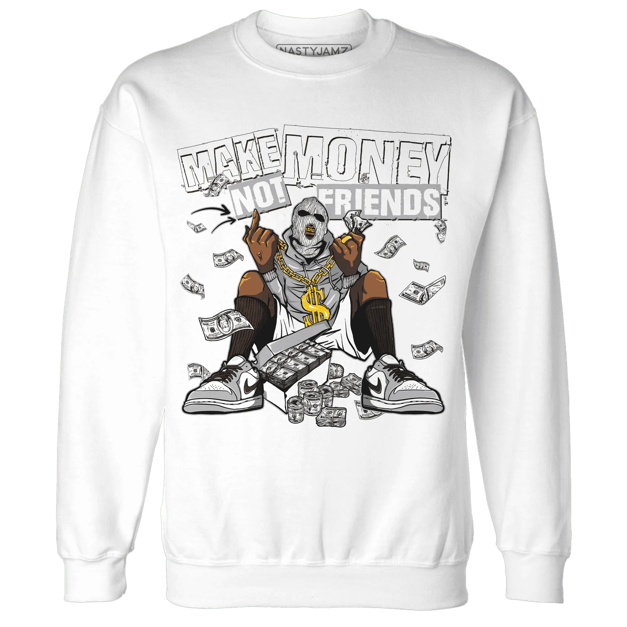 Wolf-Grey-1s-Sweatshirt-Match-Make-Money-Not-Friends