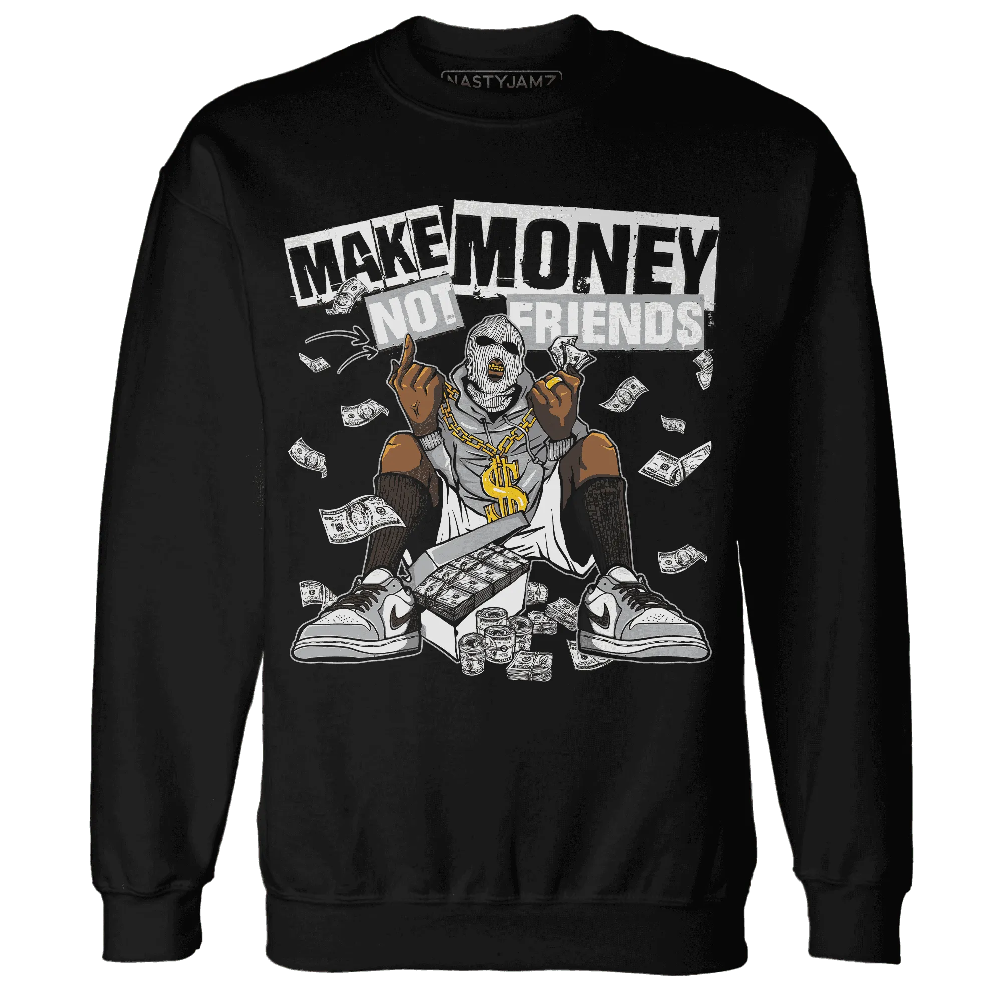 Wolf-Grey-1s-Sweatshirt-Match-Make-Money-Not-Friends