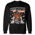 Georgia Peach 3s Sweatshirt Match Make Money Not Friends - NastyJamz