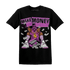 GS Hyper Violet 4s T Shirt Match Make Money Not Friends - NastyJamz