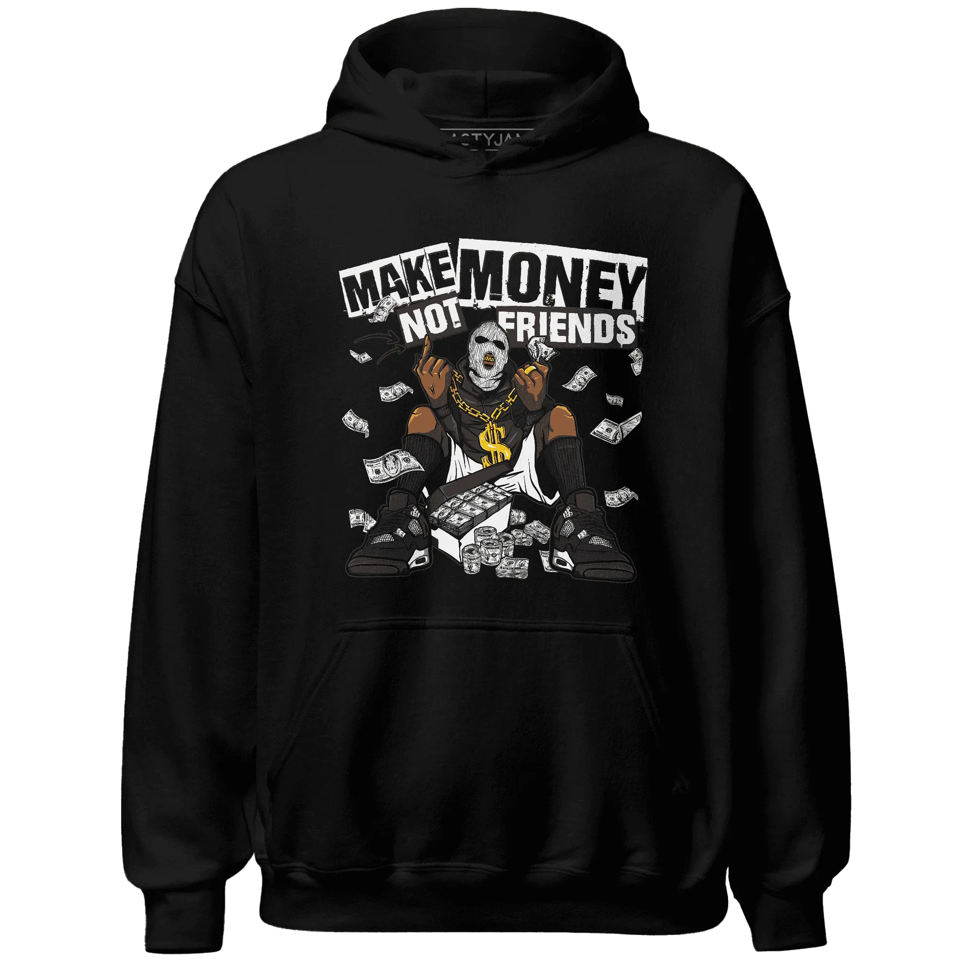 White-Thunder-4s-Hoodie-Match-Make-Money-Not-Friends
