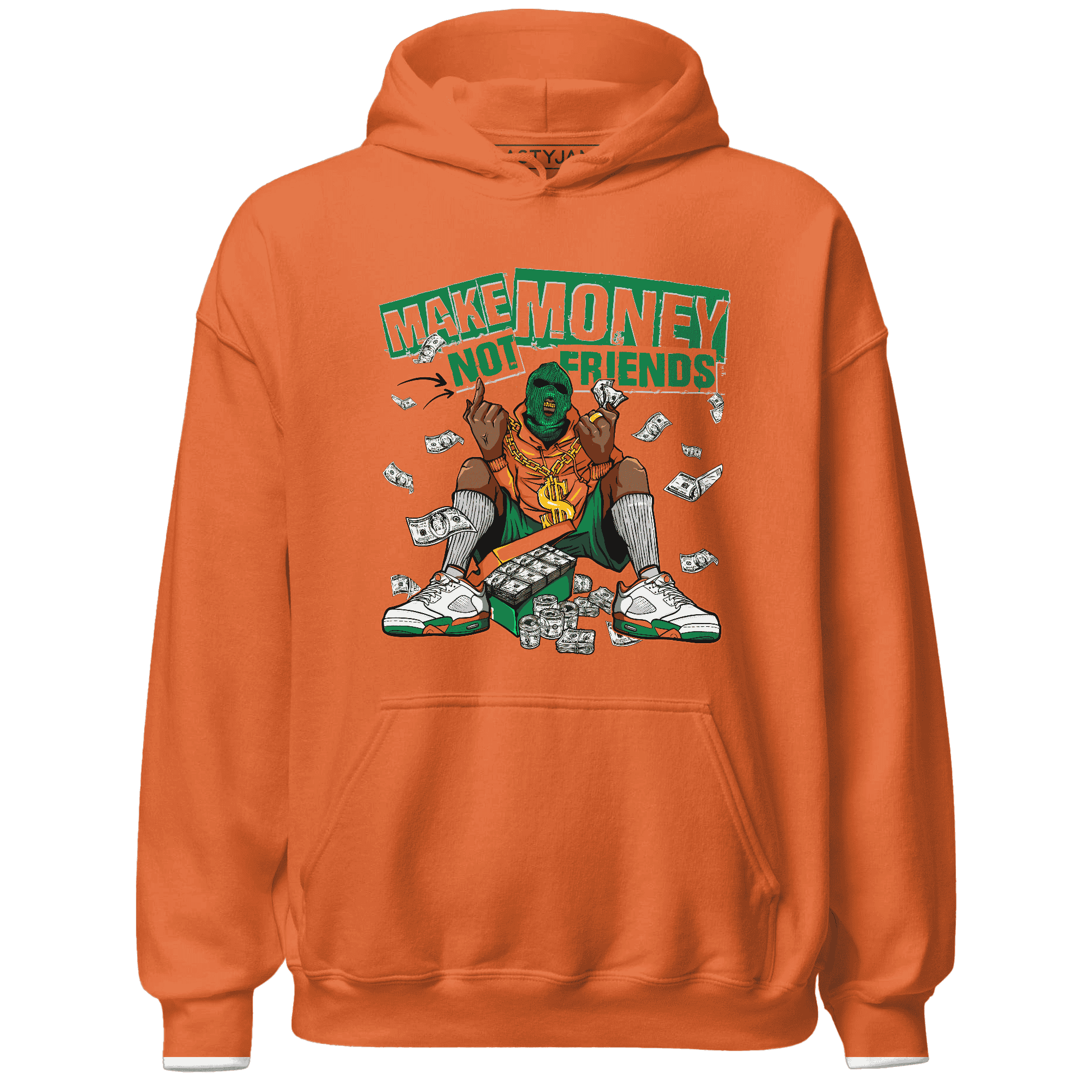 MAM Hurricanes 5s Hoodie Match Make Money Not Friends - NastyJamz