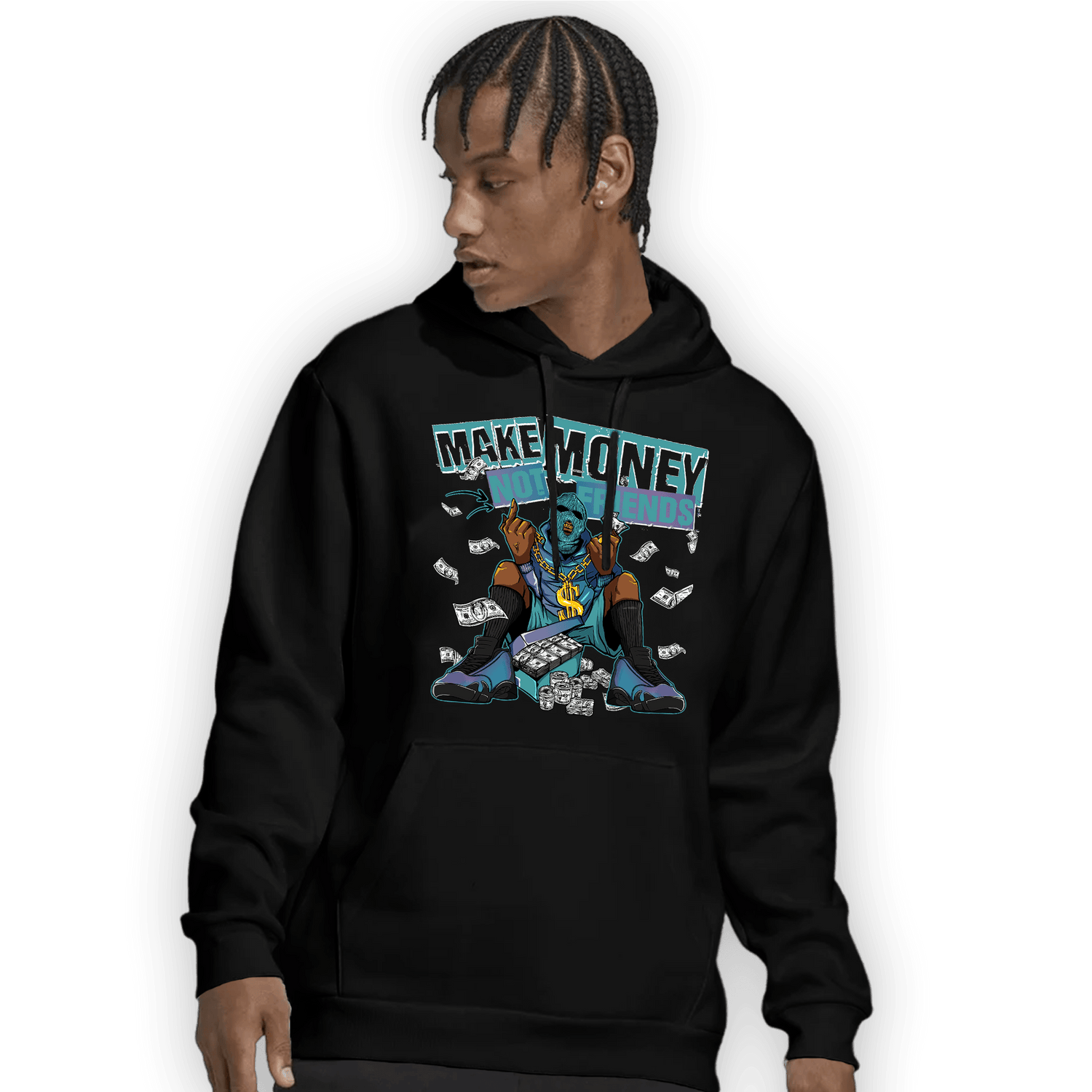 Low Love Letter 14s Hoodie Match Make Money Not Friends - NastyJamz