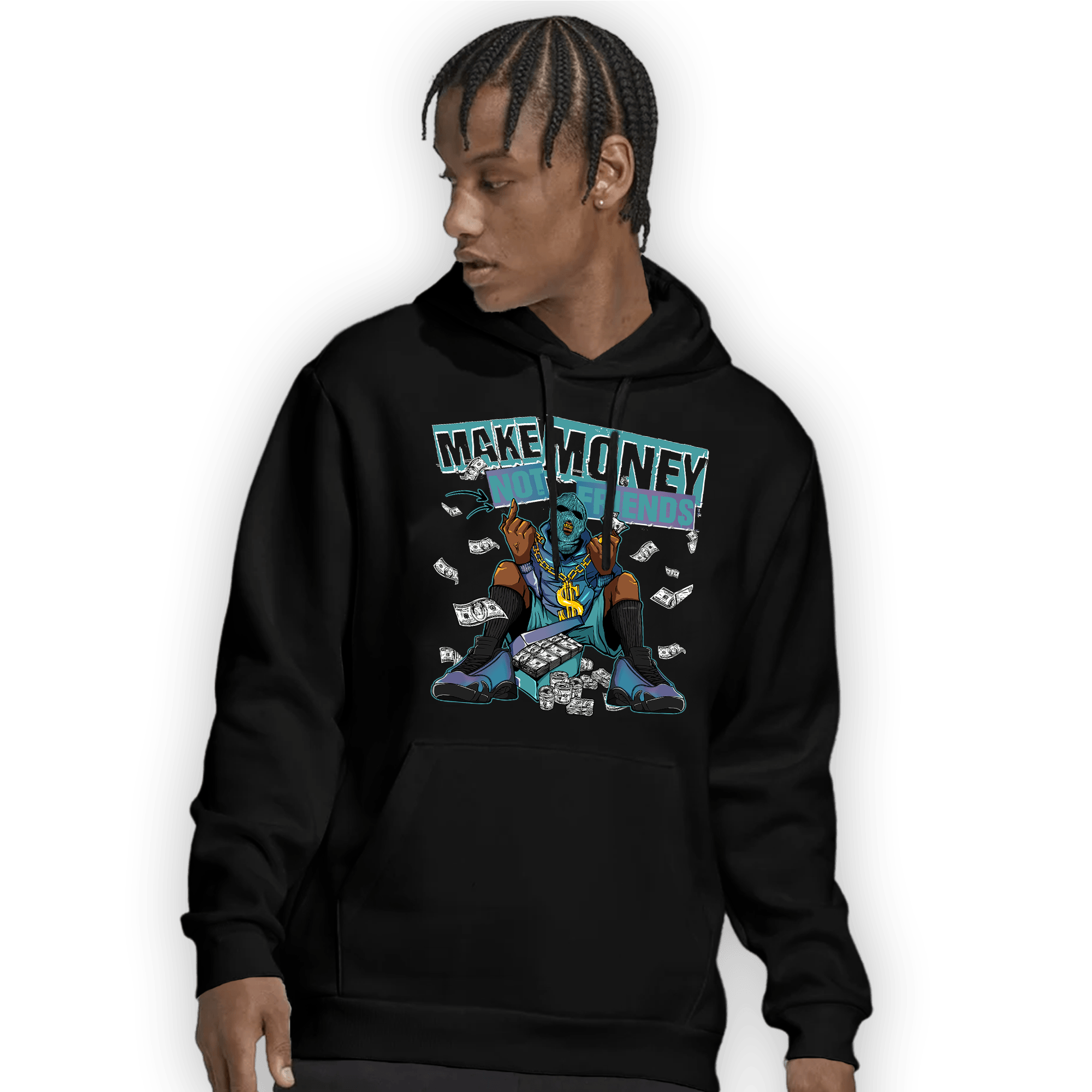 Low Love Letter 14s Hoodie Match Make Money Not Friends - NastyJamz