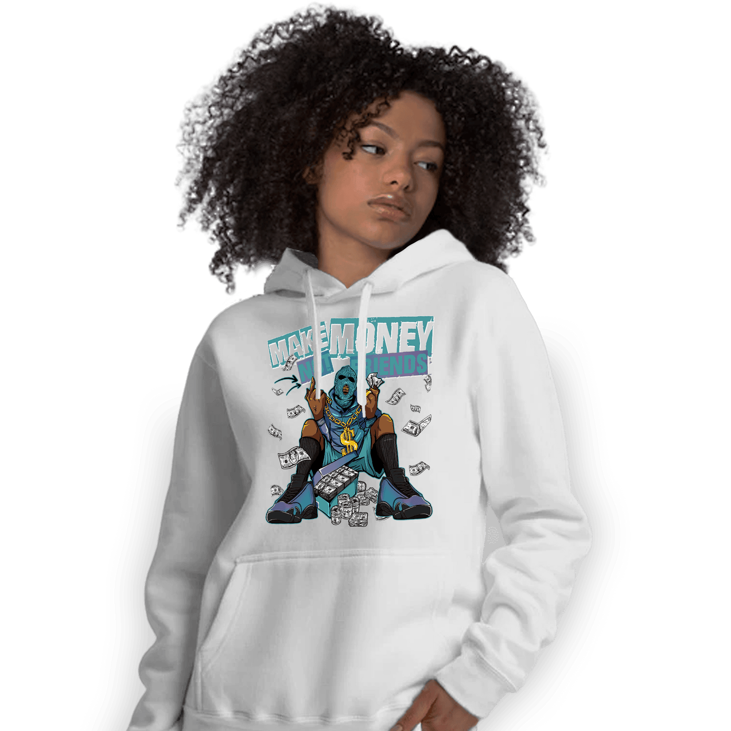 Low Love Letter 14s Hoodie Match Make Money Not Friends - NastyJamz
