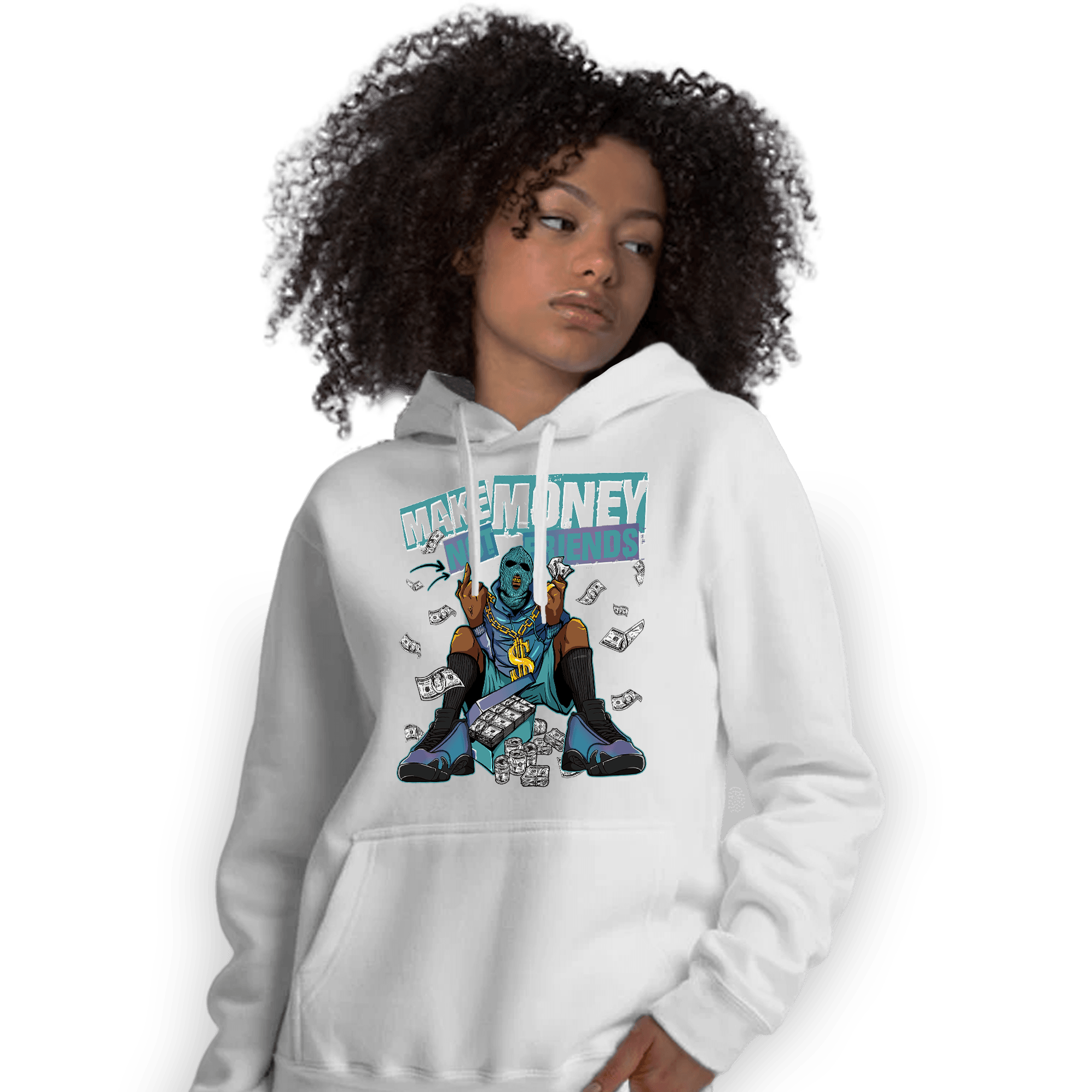 Low Love Letter 14s Hoodie Match Make Money Not Friends - NastyJamz