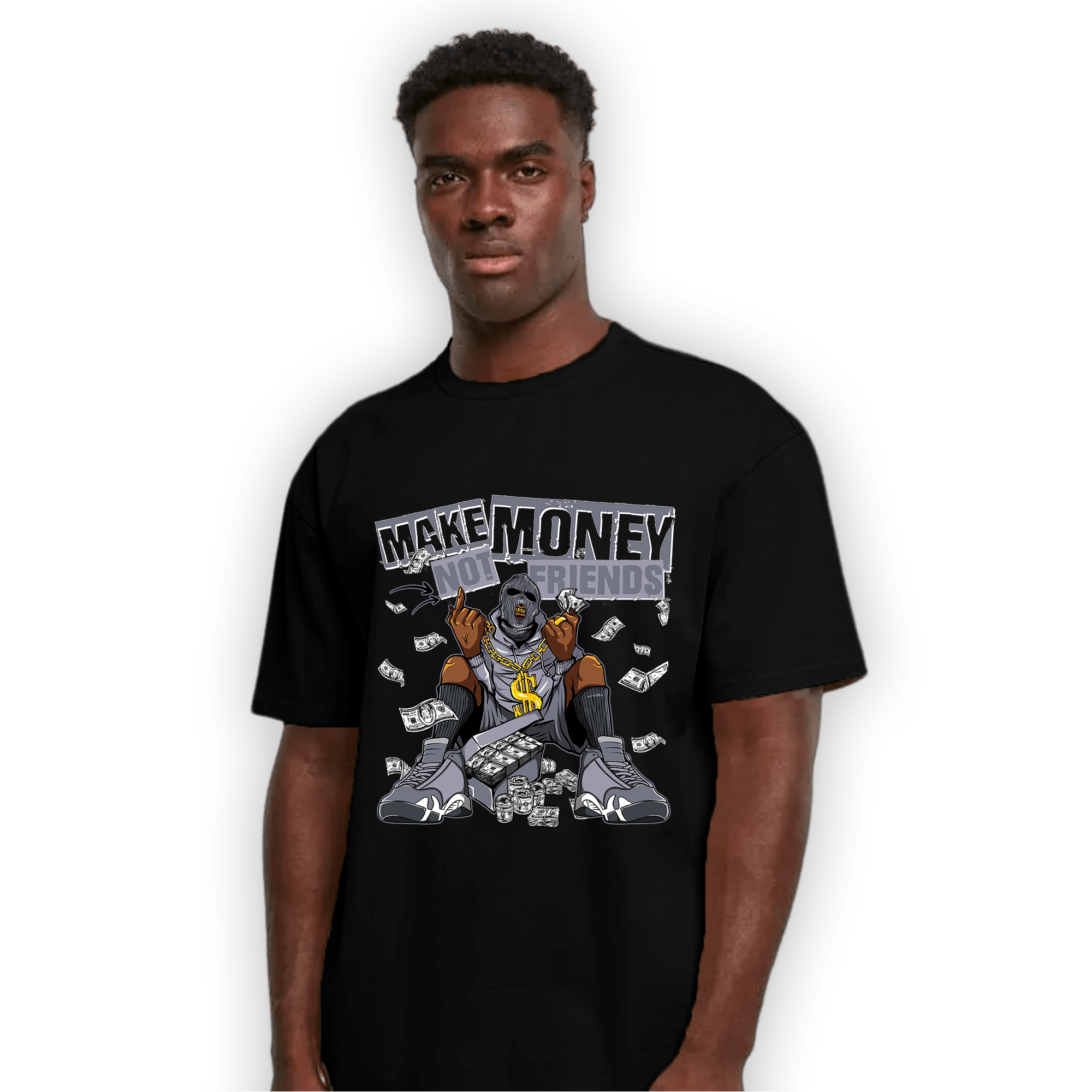 Stealth 14s T Shirt Match Make Money Not Friends - NastyJamz