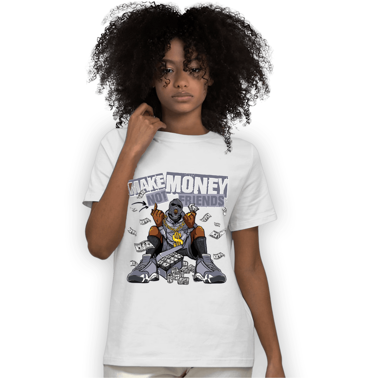 Stealth 14s T Shirt Match Make Money Not Friends - NastyJamz