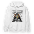 Retro High OG Black White 1s Hoodie Match Make Money Not Friends - NastyJamz