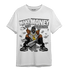Retro High OG Black White 1s T Shirt Match Make Money Not Friends - NastyJamz