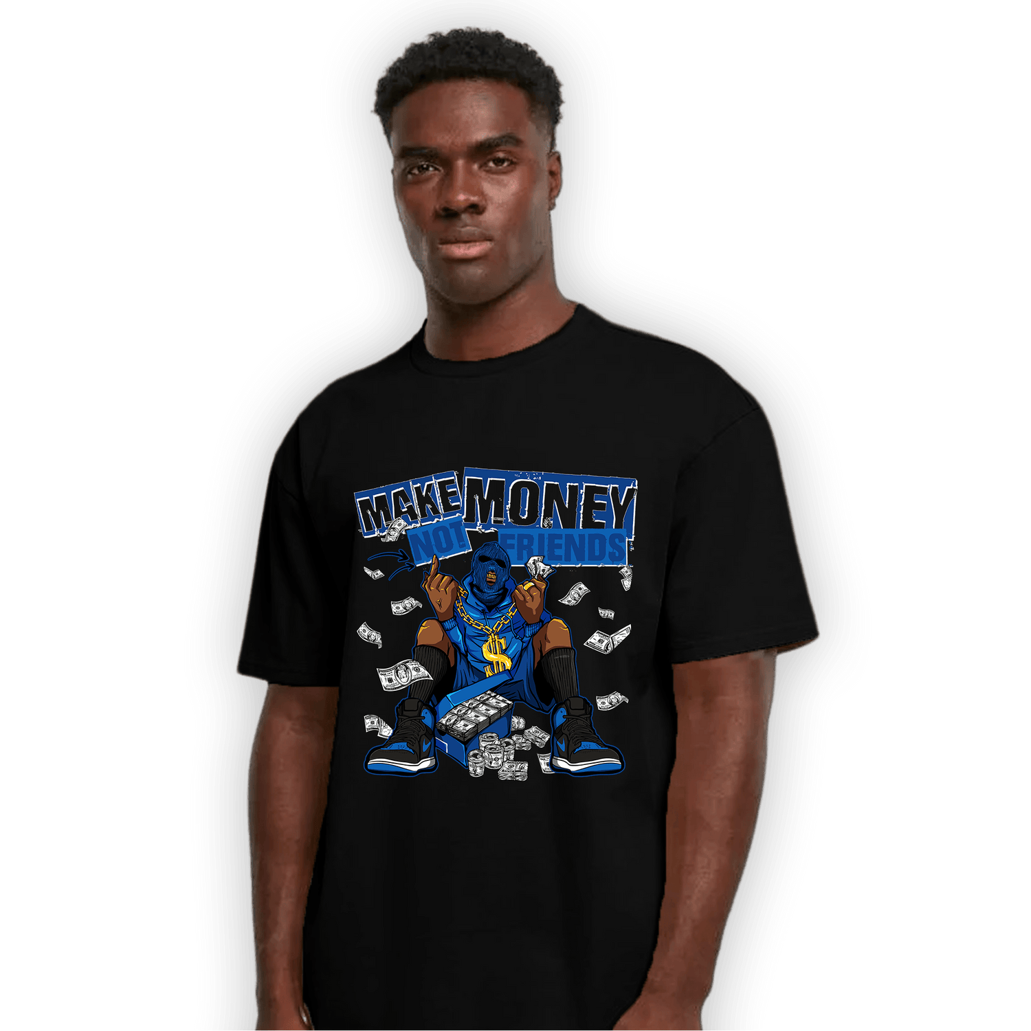 Royal Reimagined 1s T Shirt Match Make Money Not Friends - NastyJamz