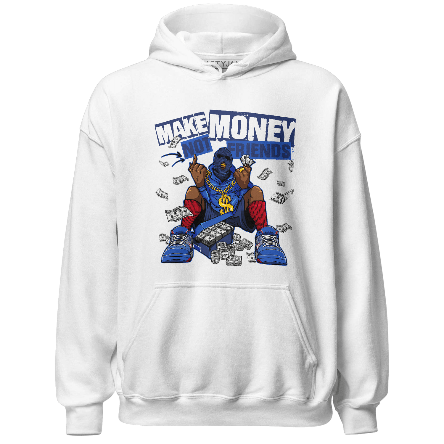 KB 4 Protro Philly Hoodie Match Make Money Not Friends - NastyJamz