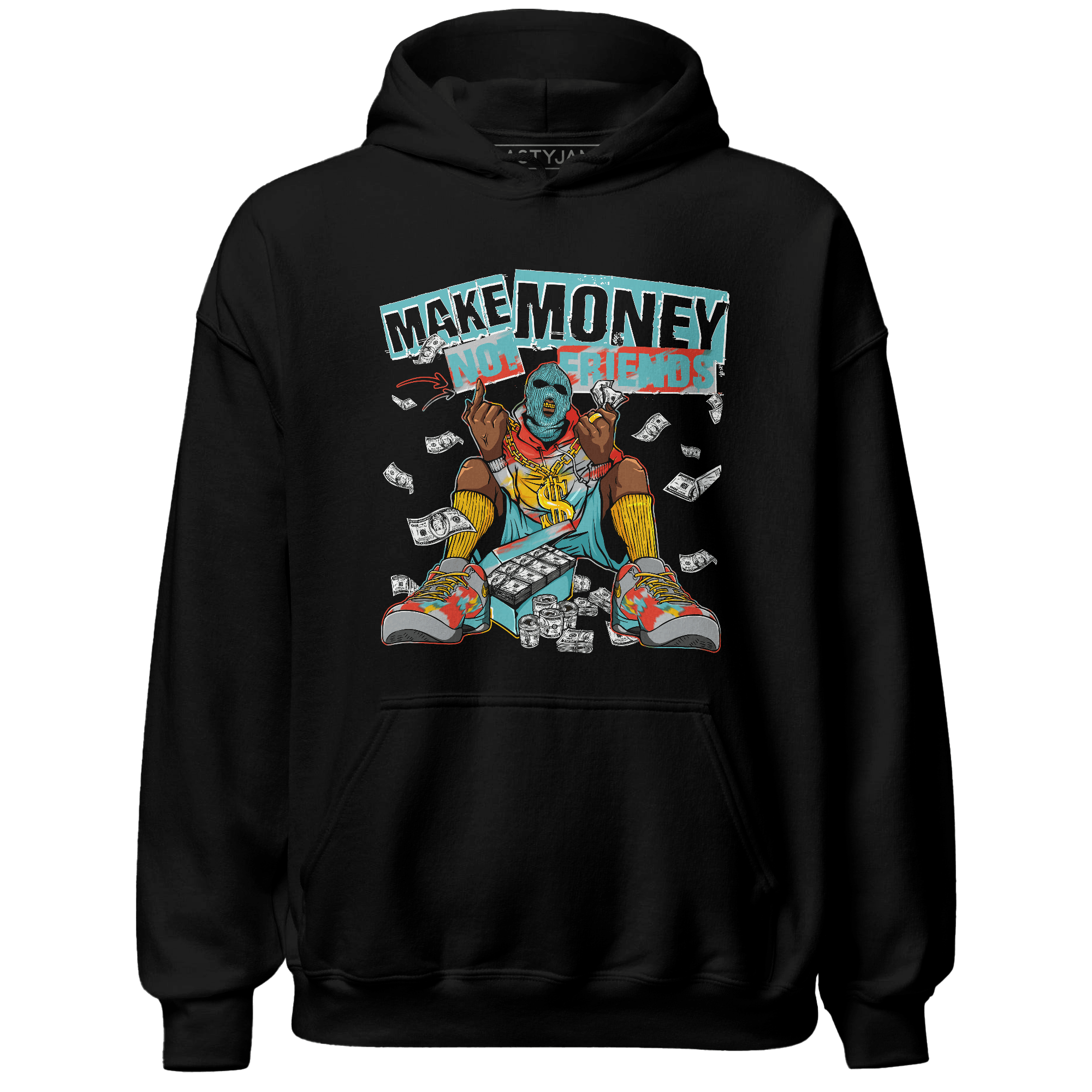 KB 8 Protro Venice Beach Hoodie Match Make Money Not Friends - NastyJamz