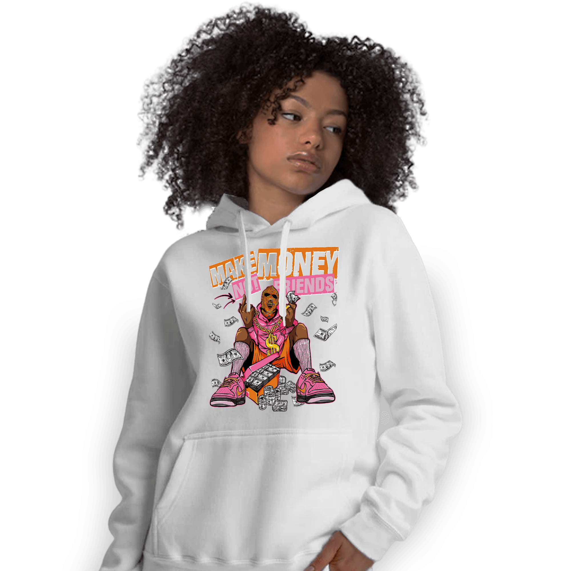 SB Dunk Blossom Hoodie Match Make Money Not Friends - NastyJamz