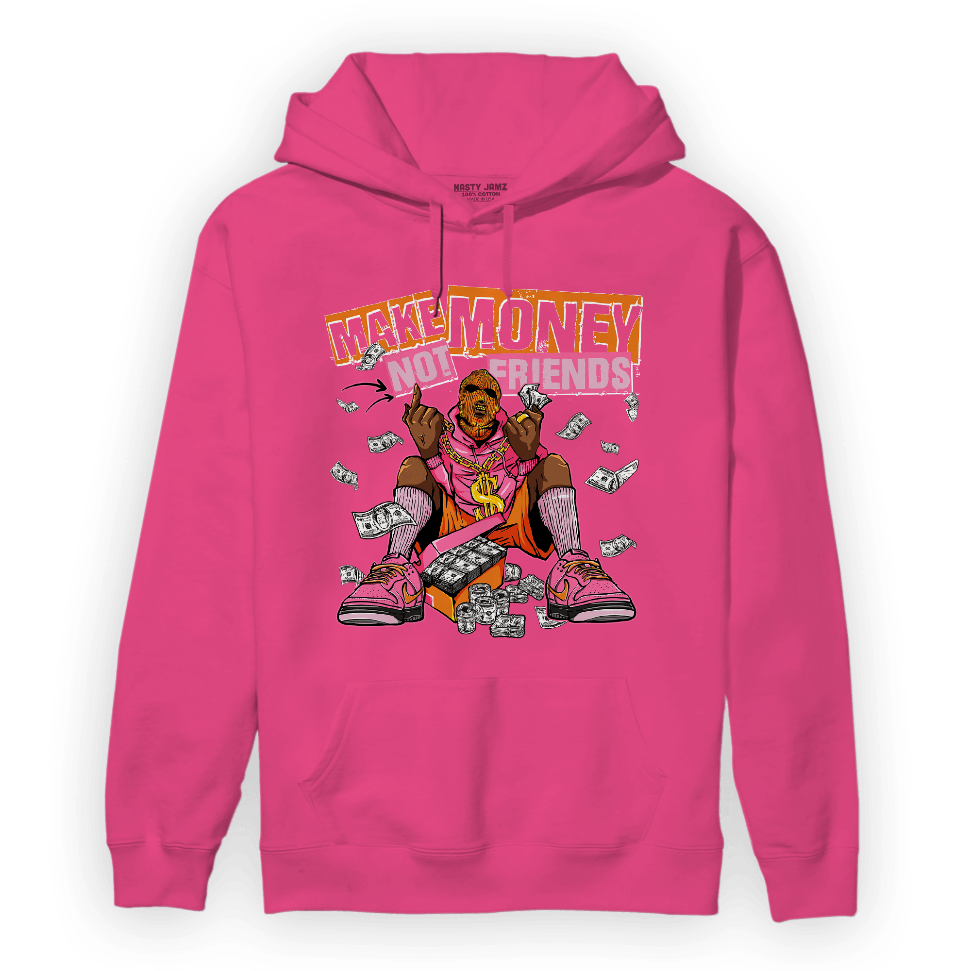 SB Dunk Blossom Hoodie Match Make Money Not Friends - NastyJamz