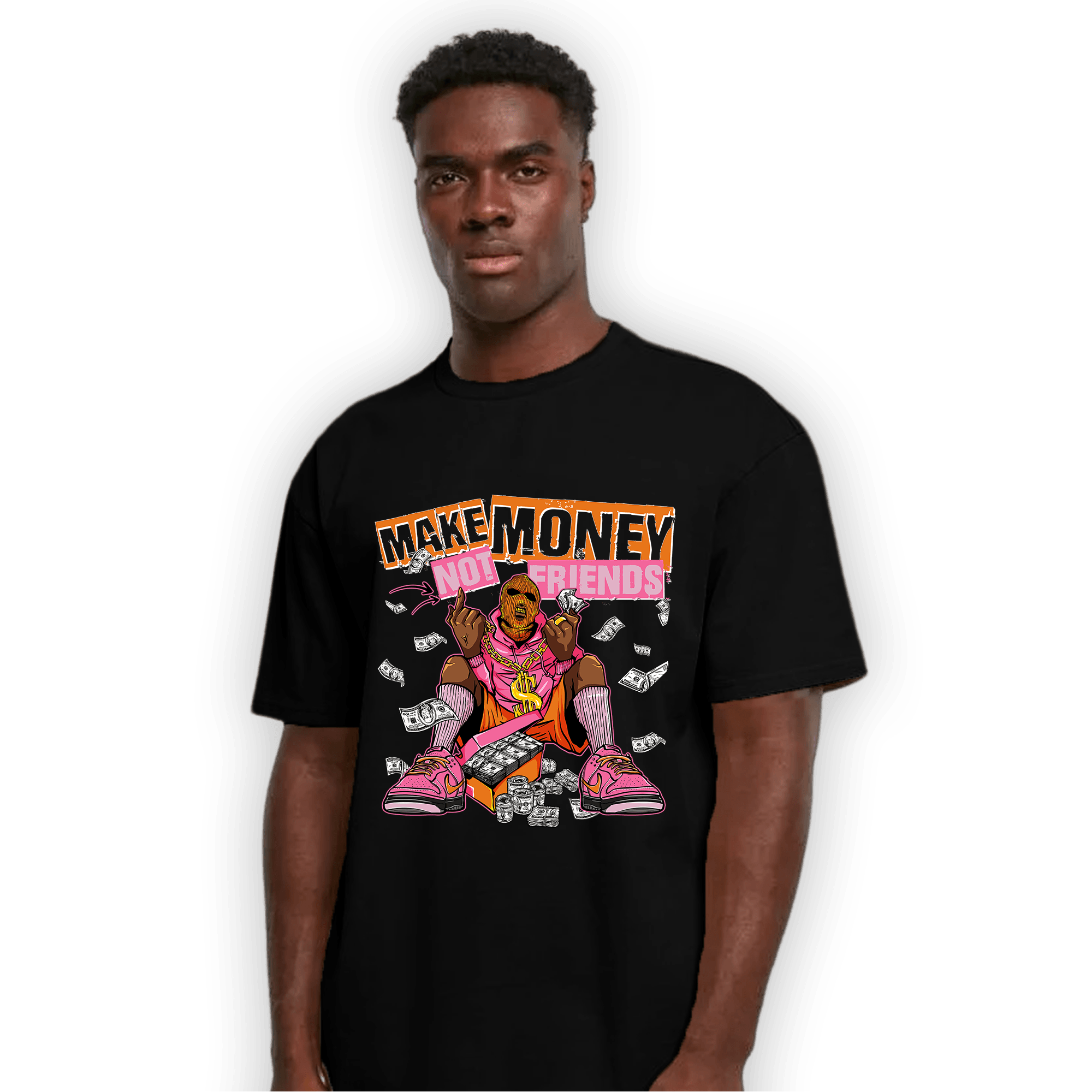 SB Dunk Blossom T Shirt Match Make Money Not Friends - NastyJamz