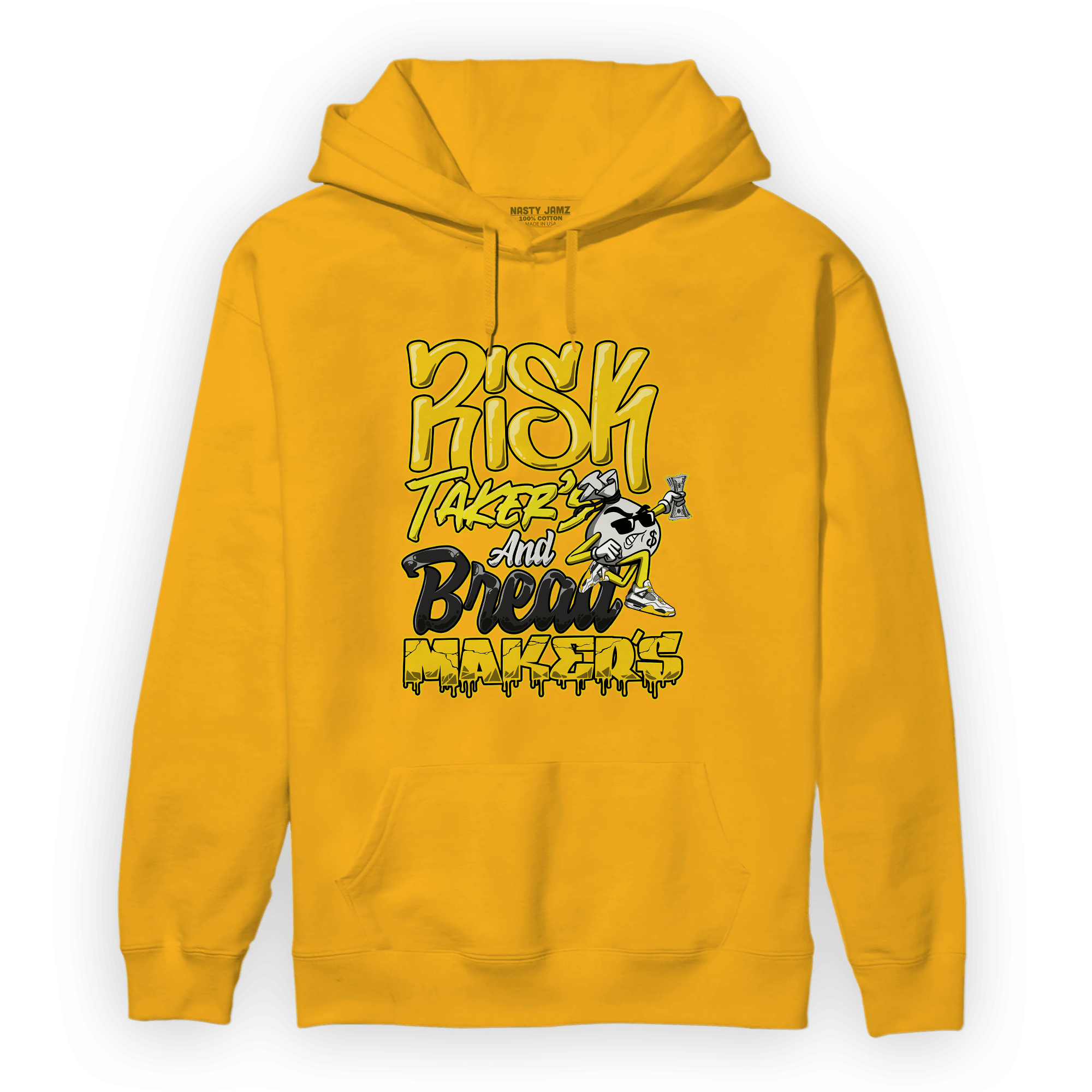 Vivid Sulfur 4s Hoodie Match Making Our Bread - NastyJamz
