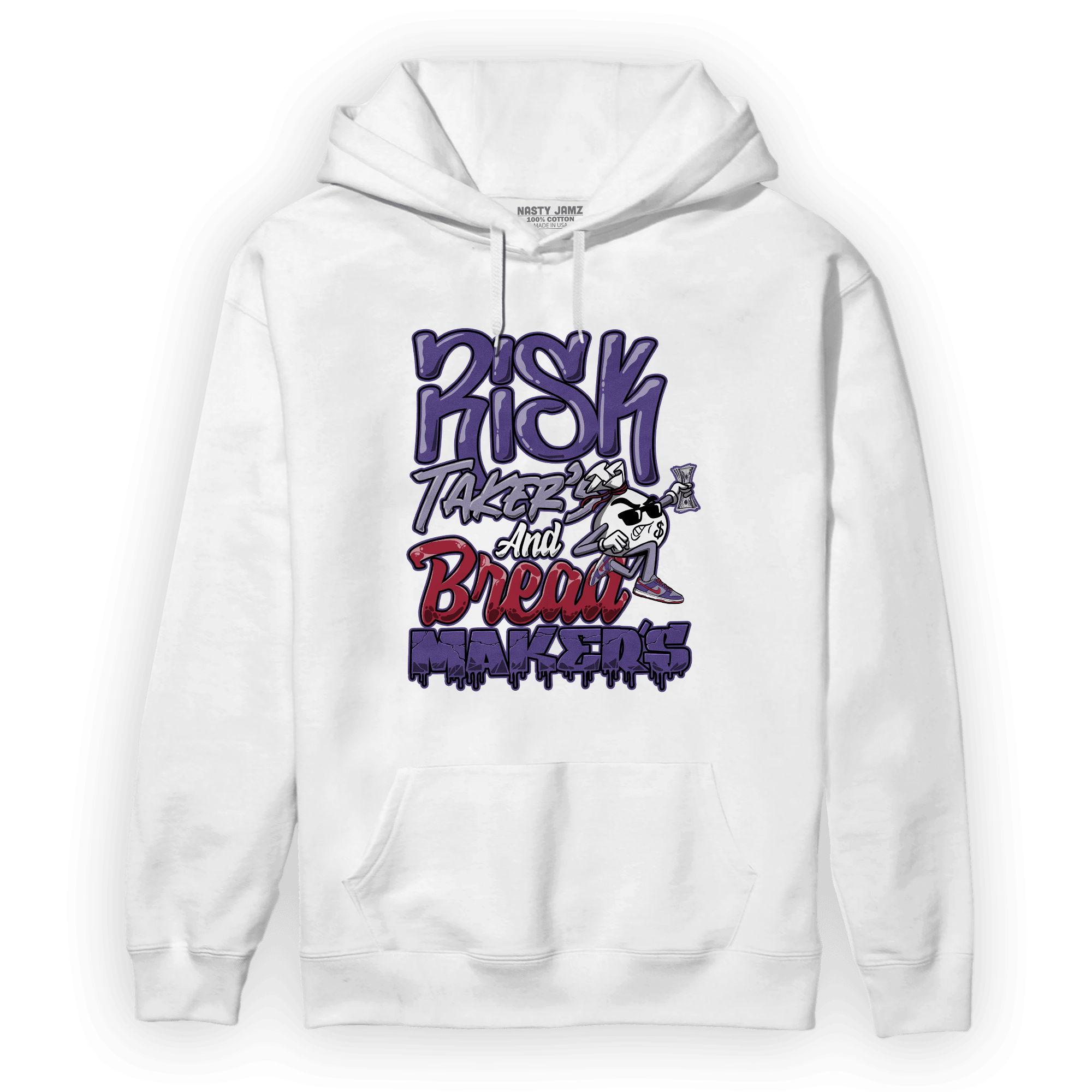 Dunk Low Plum Hoodie Match Making Our Bread - NastyJamz