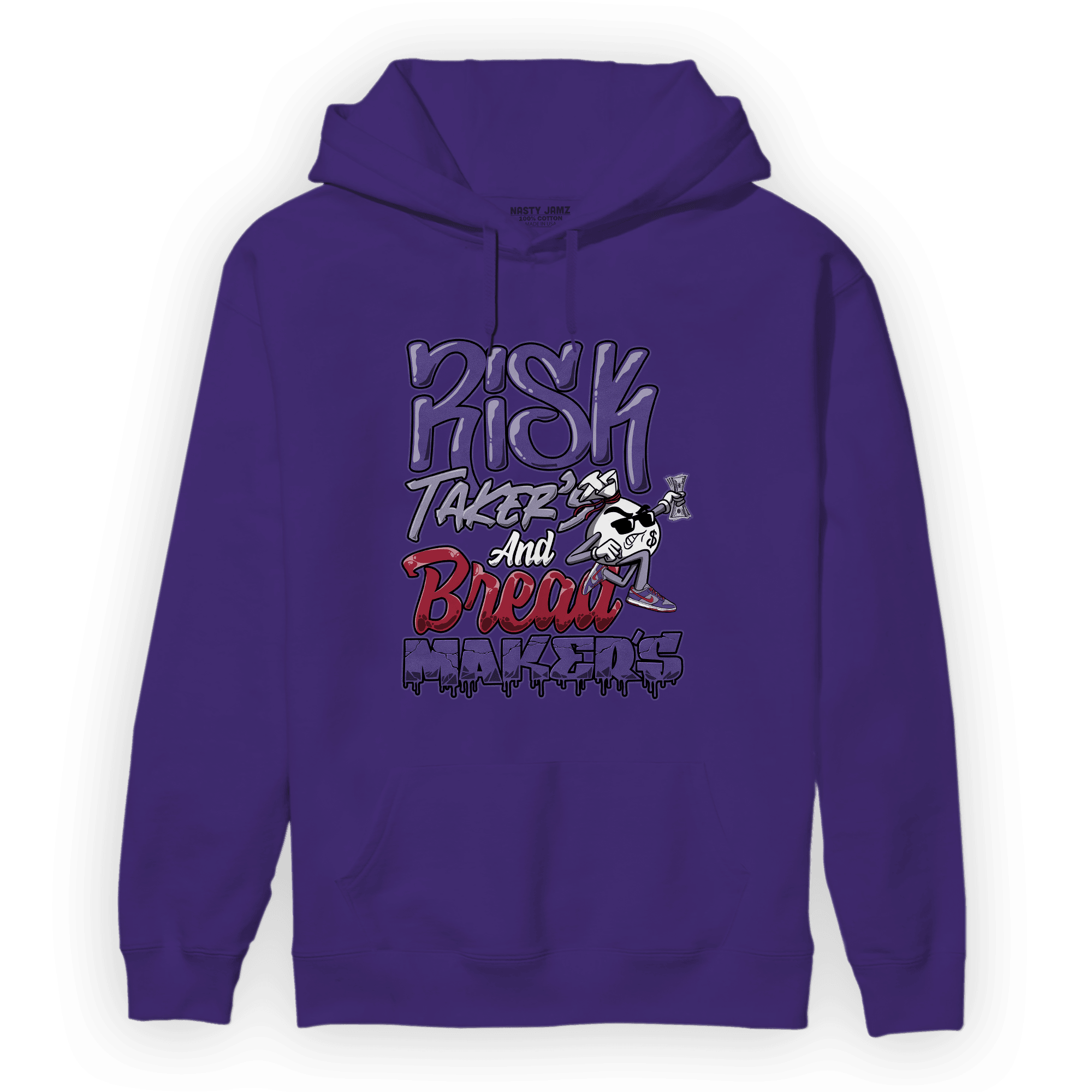 Dunk Low Plum Hoodie Match Making Our Bread - NastyJamz